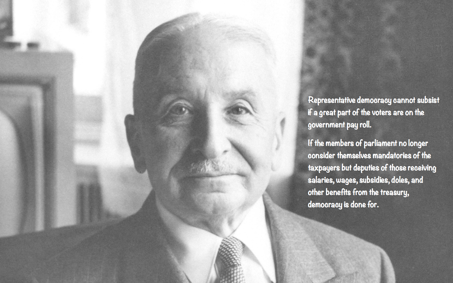 Mises Democracy - Planning For Freedom Ludwig Von Mises - HD Wallpaper 