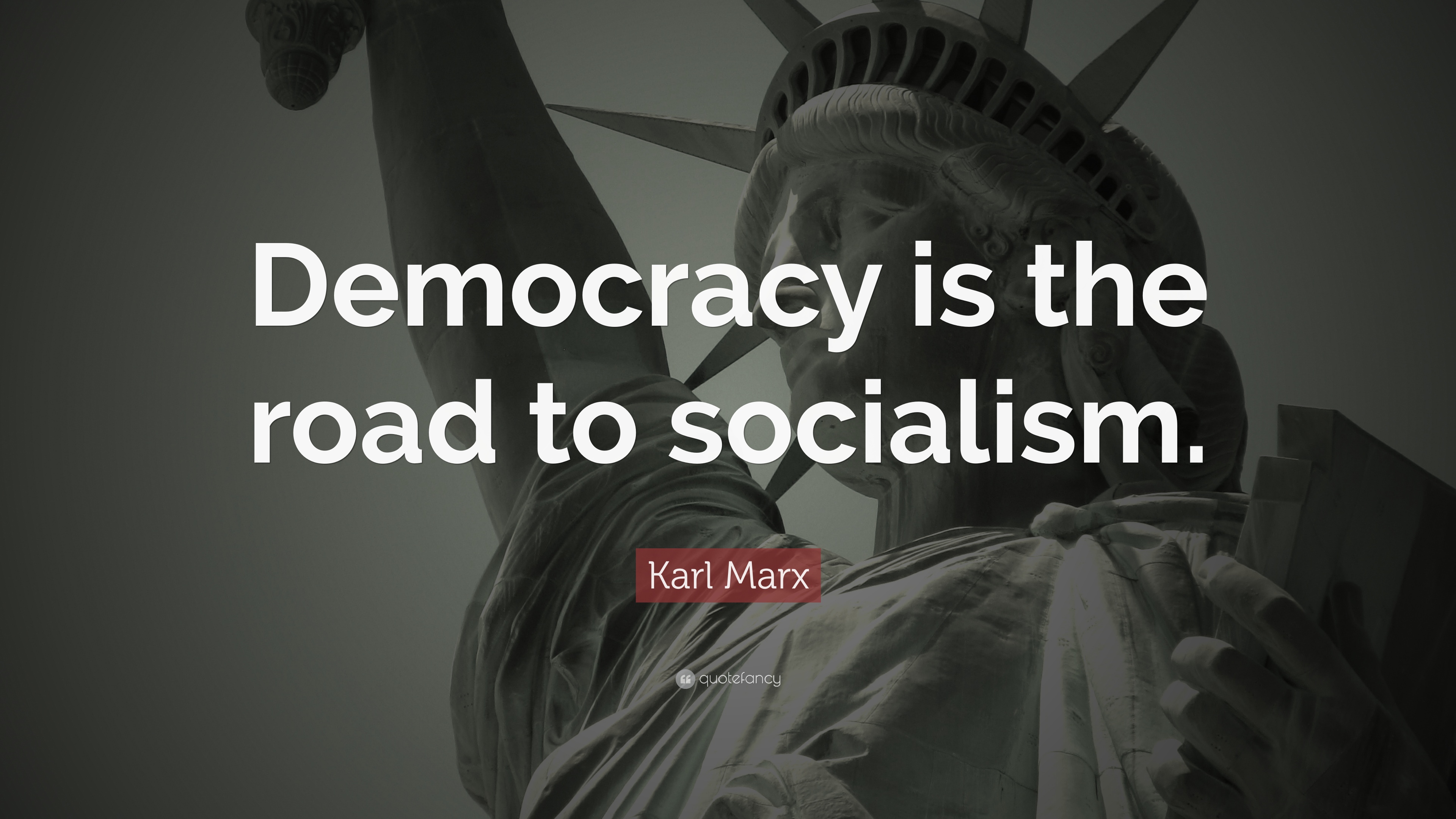 Karl Marx Quote - Statue Of Liberty - HD Wallpaper 