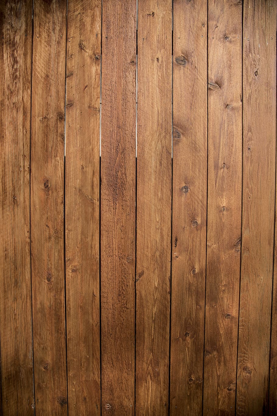 Fence, Red, Stained, Vertical, Wood, Knots, Privacy, - Plank - HD Wallpaper 