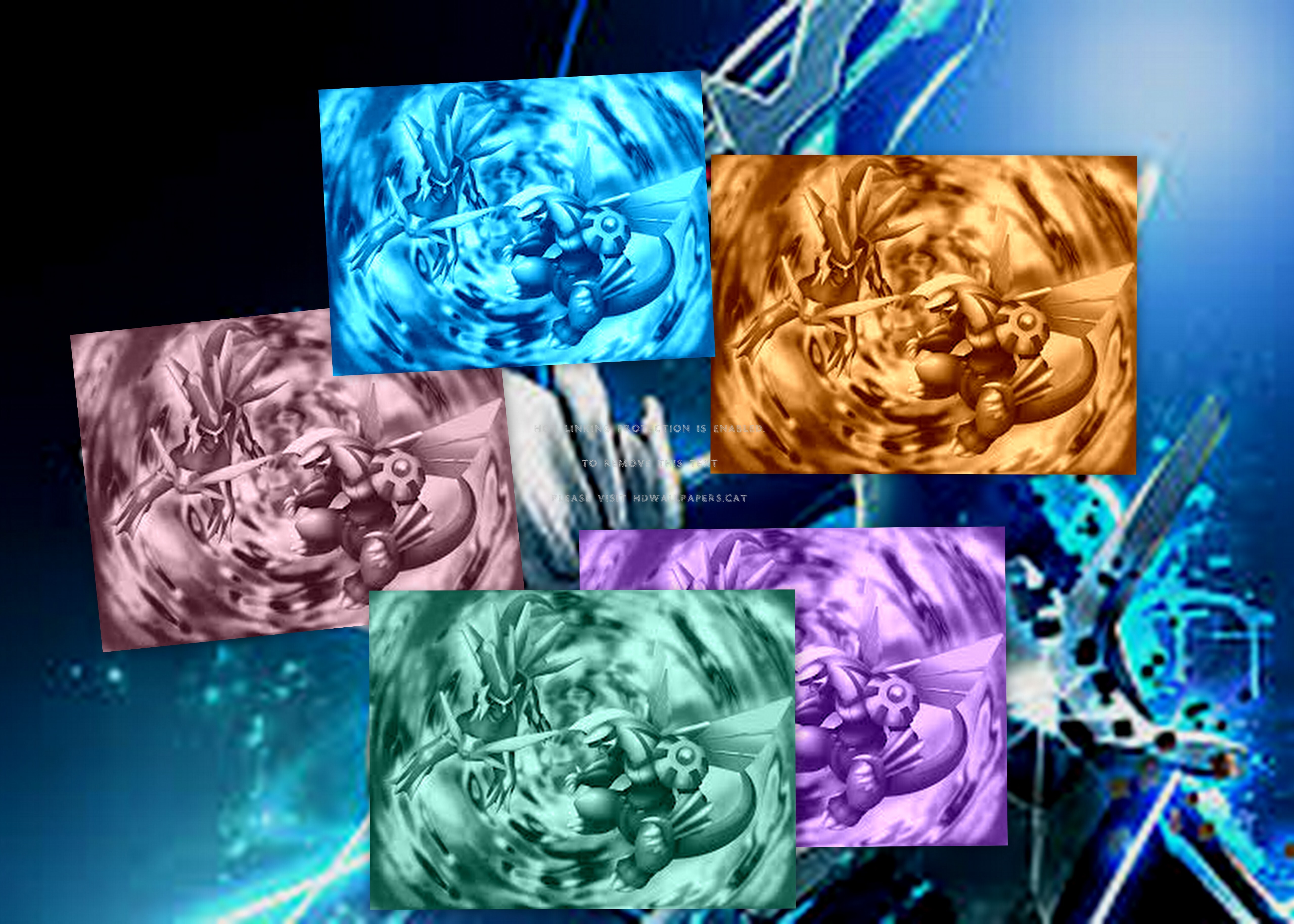 Dialga And Palkia Nice Colourful Beautiful - Dialga And Palkia - HD Wallpaper 