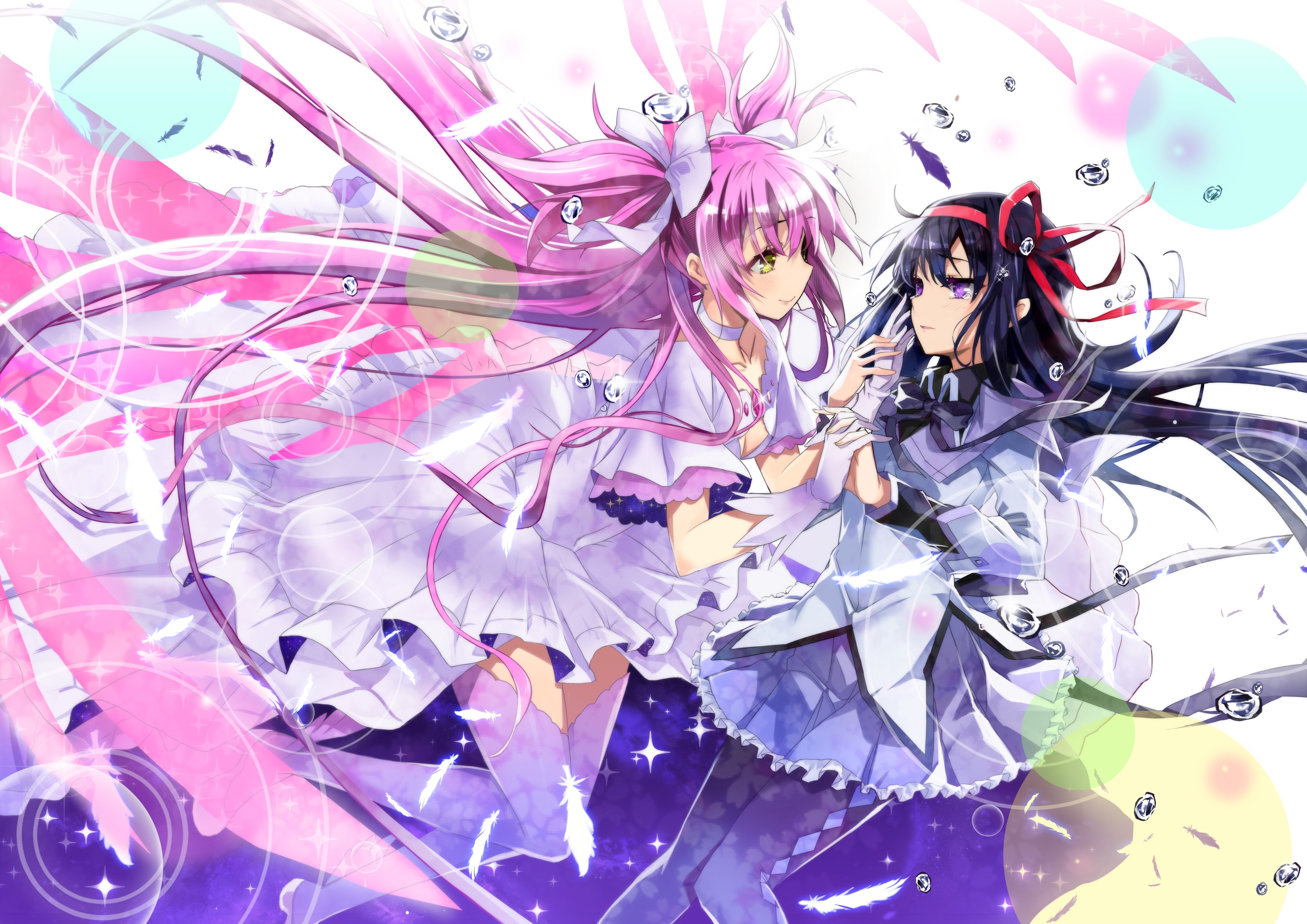 Akemi Homura And Kaname Madoka - HD Wallpaper 