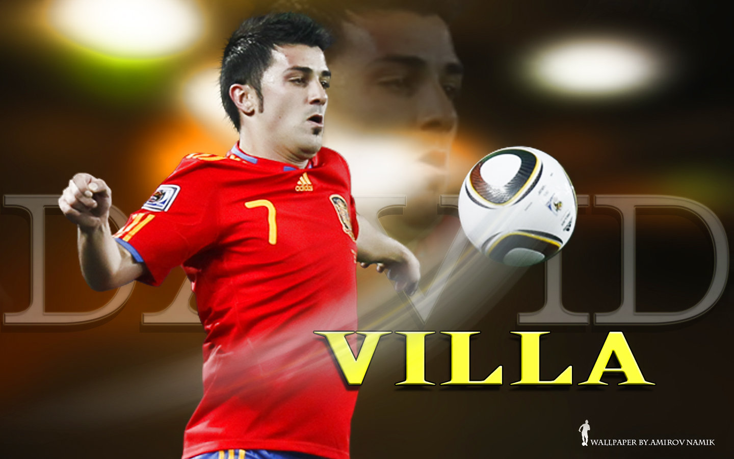 David Villa Wallpaper - David Villa - HD Wallpaper 