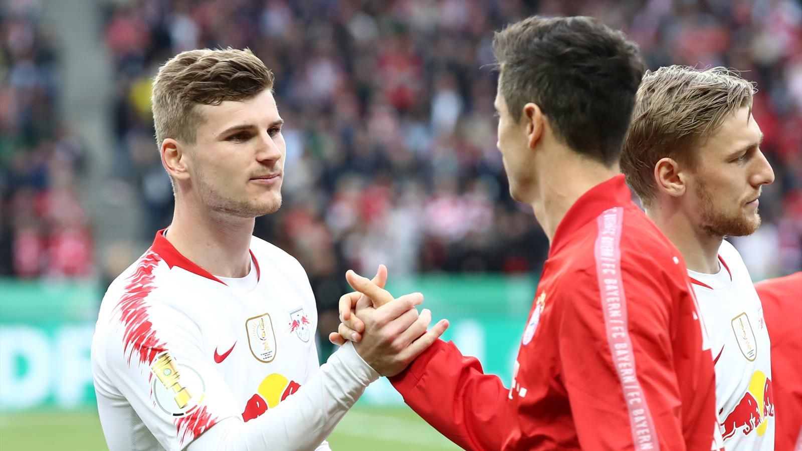 Robert Lewandowski Timo Werner - HD Wallpaper 