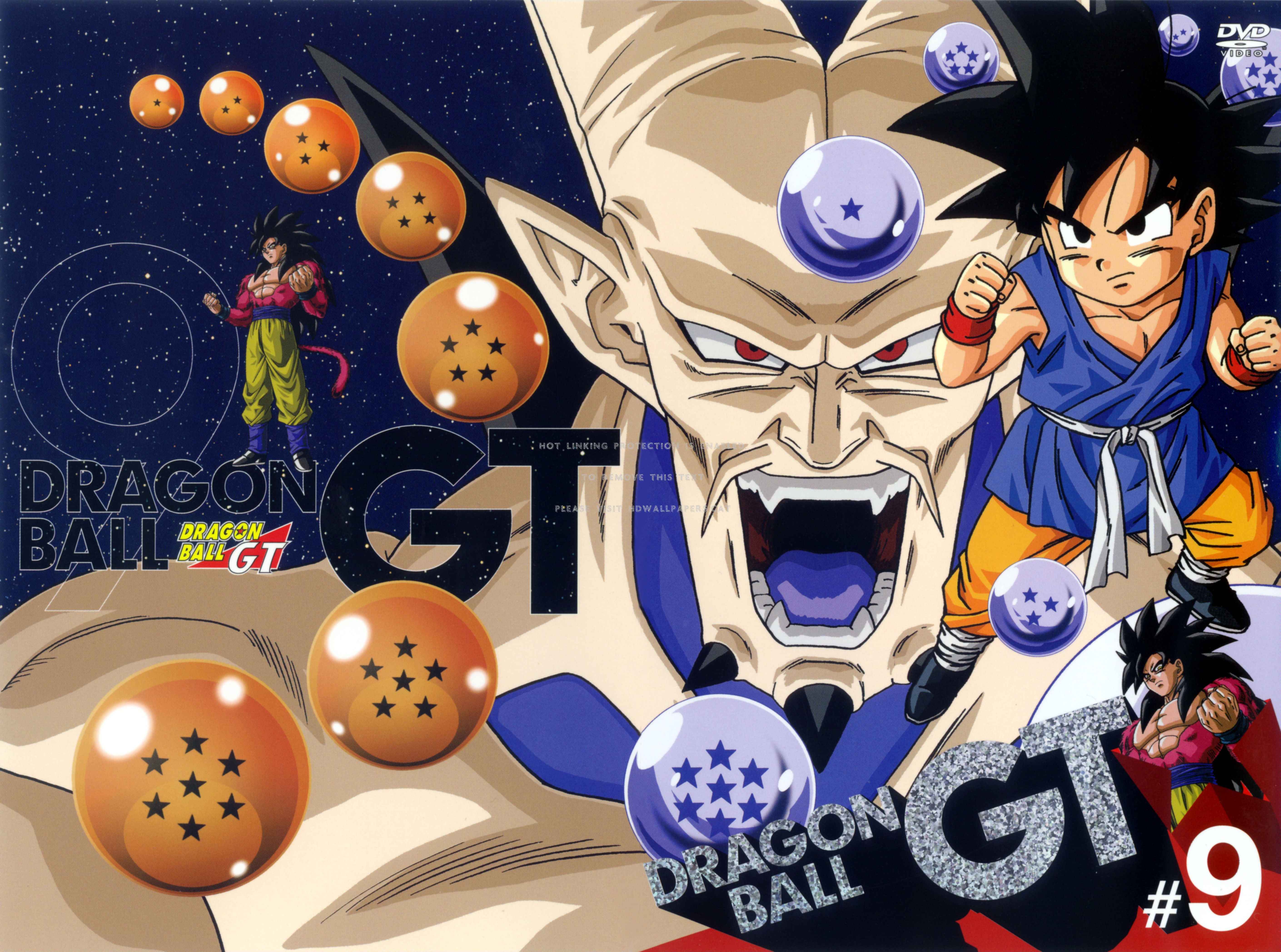Dragon Ball Gt Dbkai Orange Shenron Dball Z - Dragonball Gt Dragon Balls - HD Wallpaper 