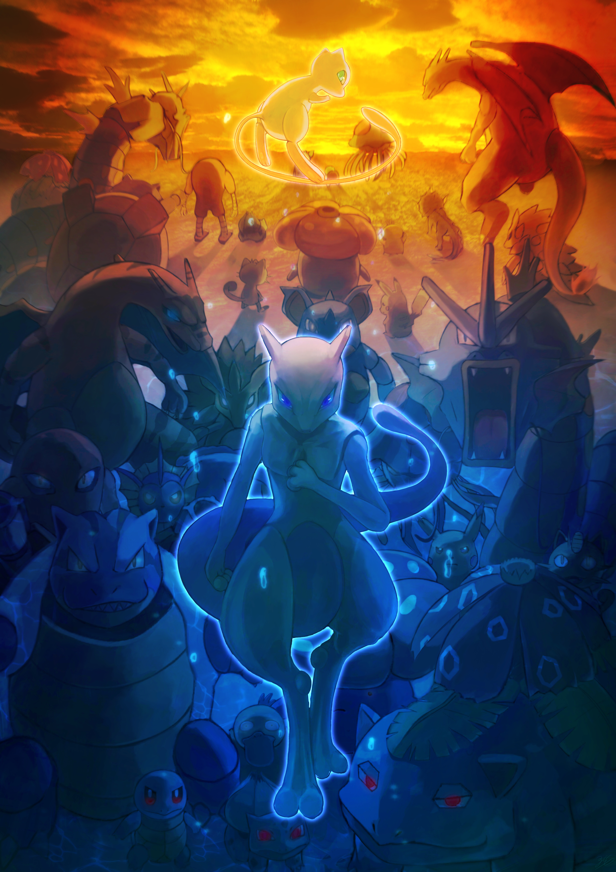 Pokemon Mewtwo Strikes Back Evolution - HD Wallpaper 