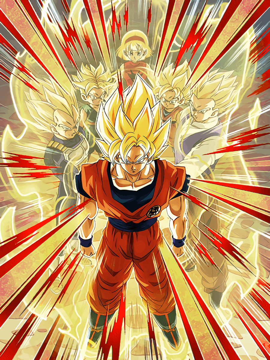 Dokkan Battle Lr God Goku - HD Wallpaper 