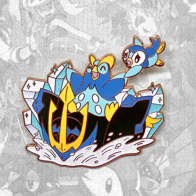 Pink Empoleon - HD Wallpaper 