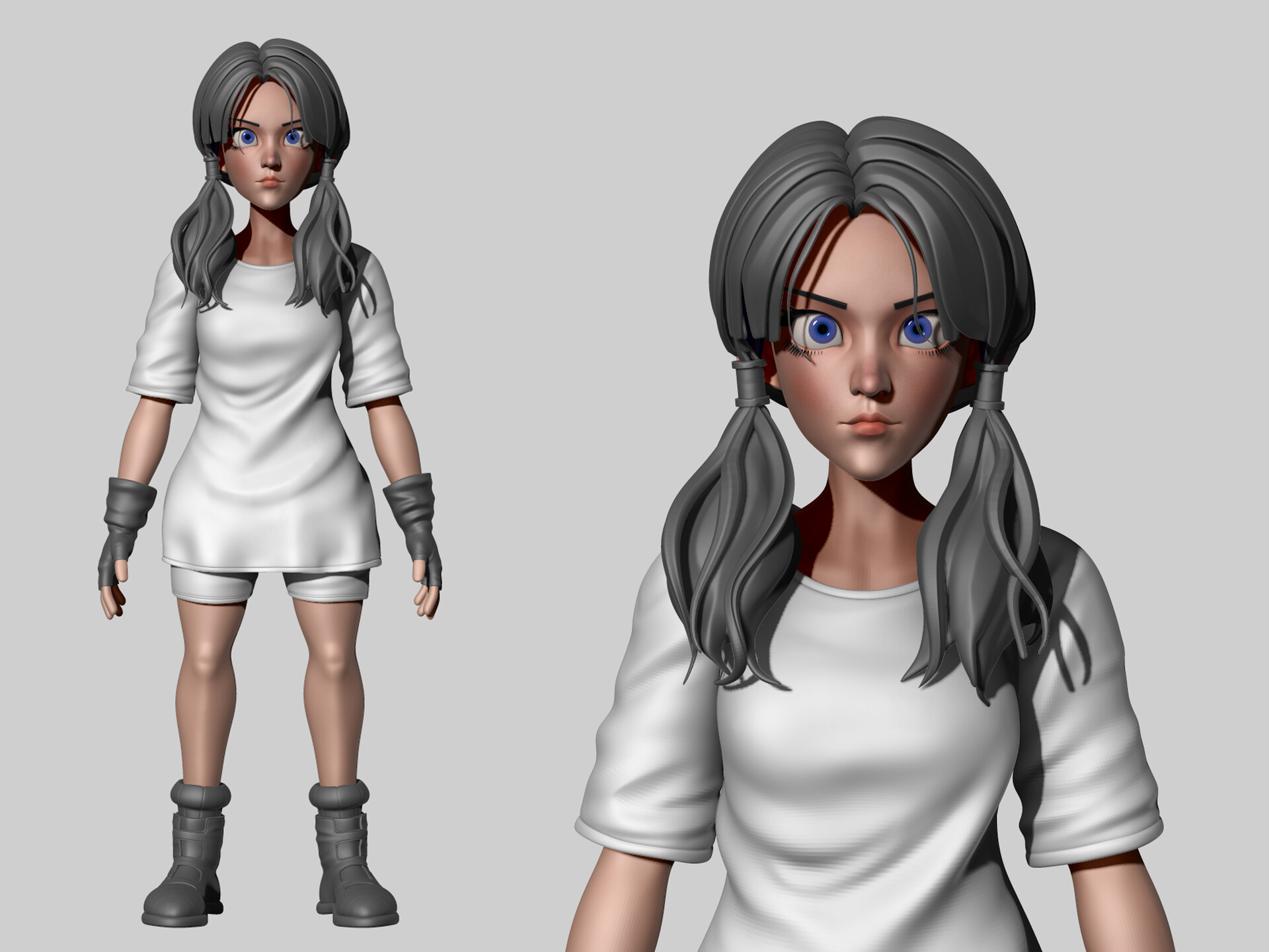 Dragon Ball Z Videl 3d - HD Wallpaper 