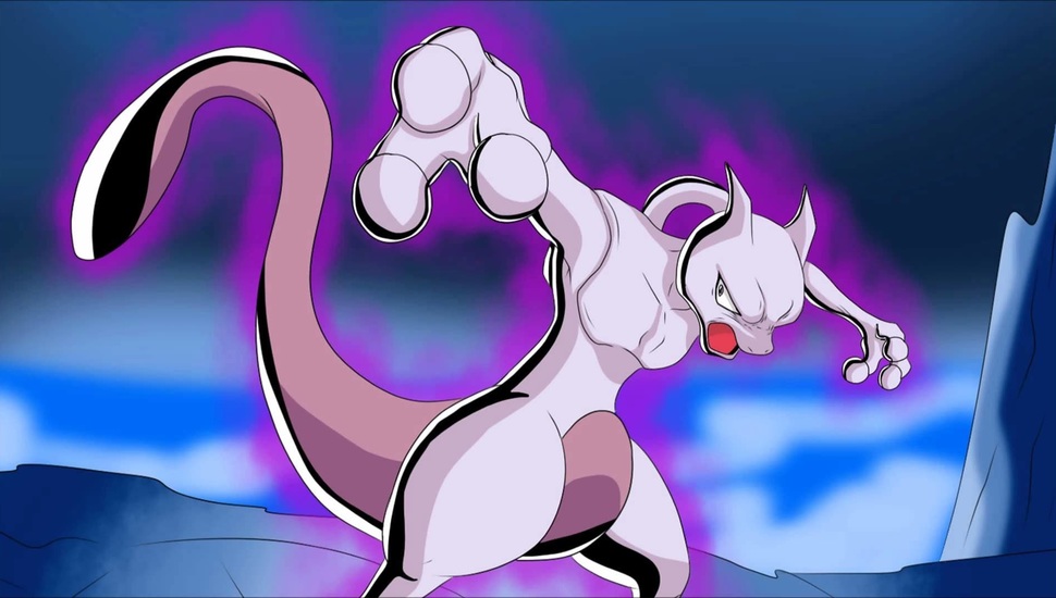 Pokemon, Mewtwo Desktop Background - Mewtwo Battling - HD Wallpaper 