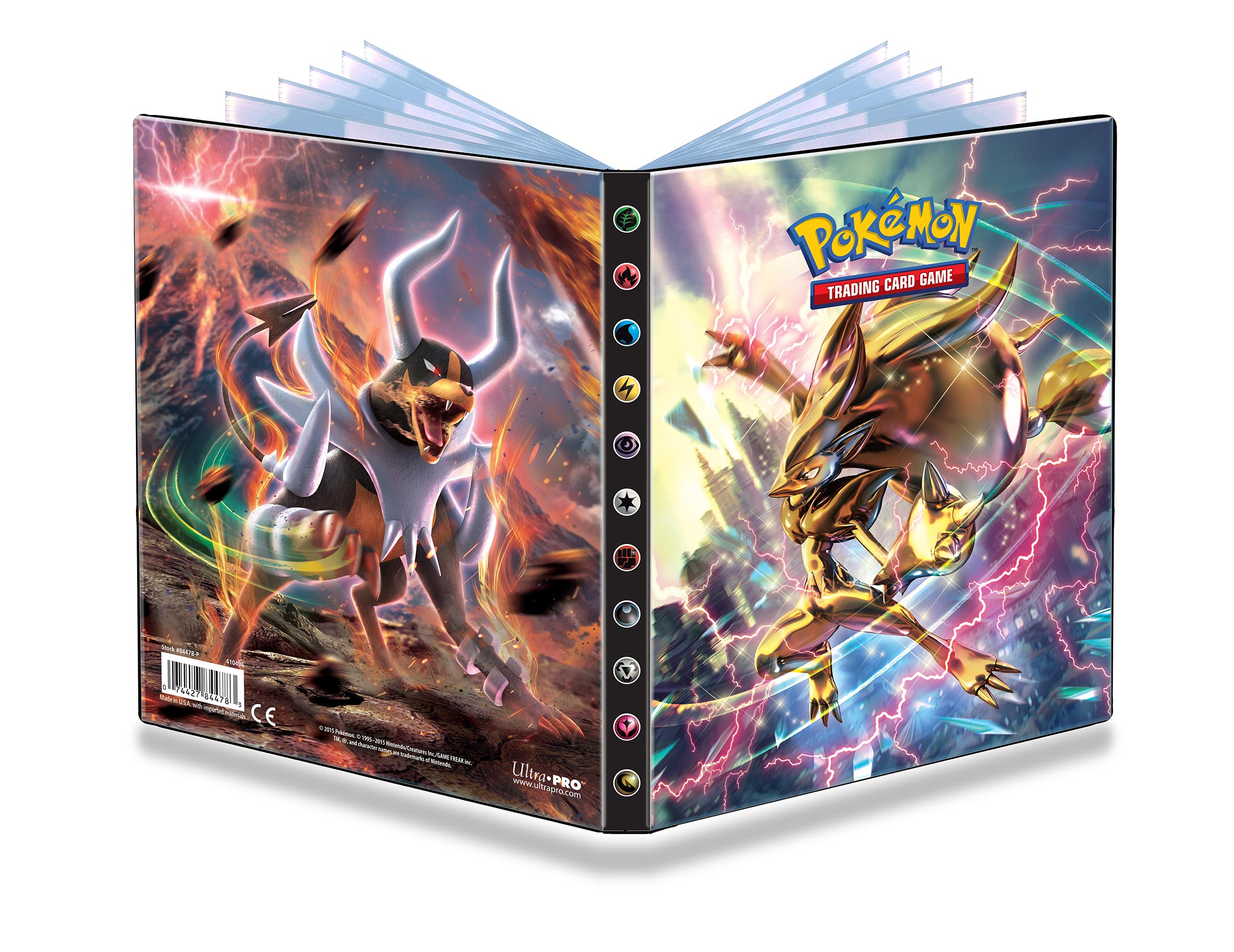 Ultra Pro Pokemon Xy8 Breakthrough 4-pocket Portfolio - Range Pokemon A5 - HD Wallpaper 