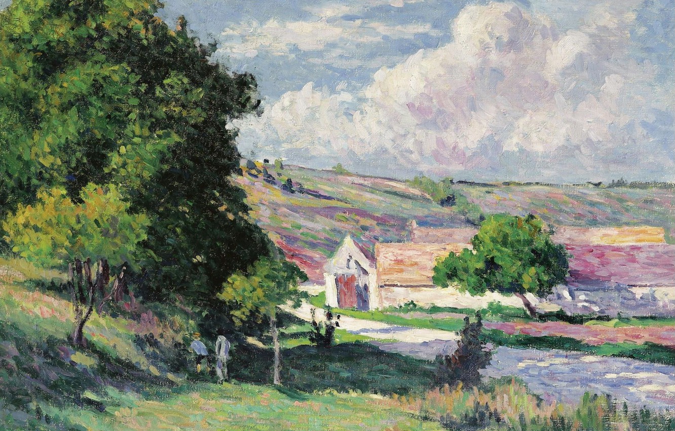 Photo Wallpaper Landscape, Picture, 1905, Maximilien - Maximilien Luce - HD Wallpaper 