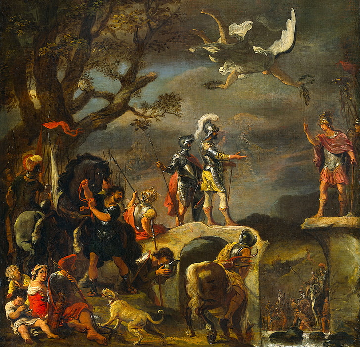 Picture, Genre, Ferdinand Pain, Hd Wallpaper - Peace Negotiations Between Claudius Civilis And Cerealis - HD Wallpaper 