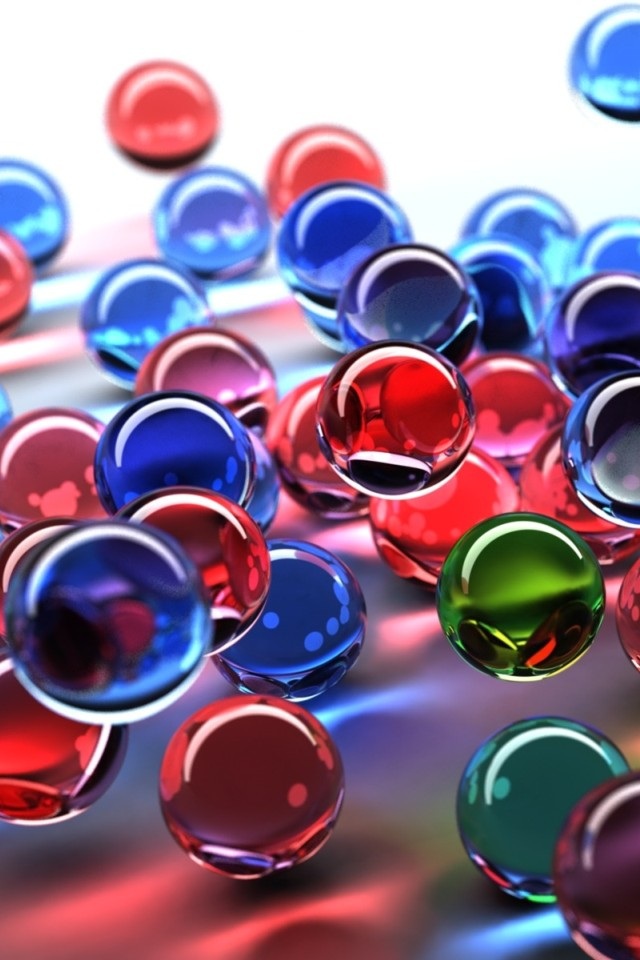 Iphone Iphone 4 Colorful Wallpaper Set 2 0110171886 - Marbles Wallpaper Hd - HD Wallpaper 