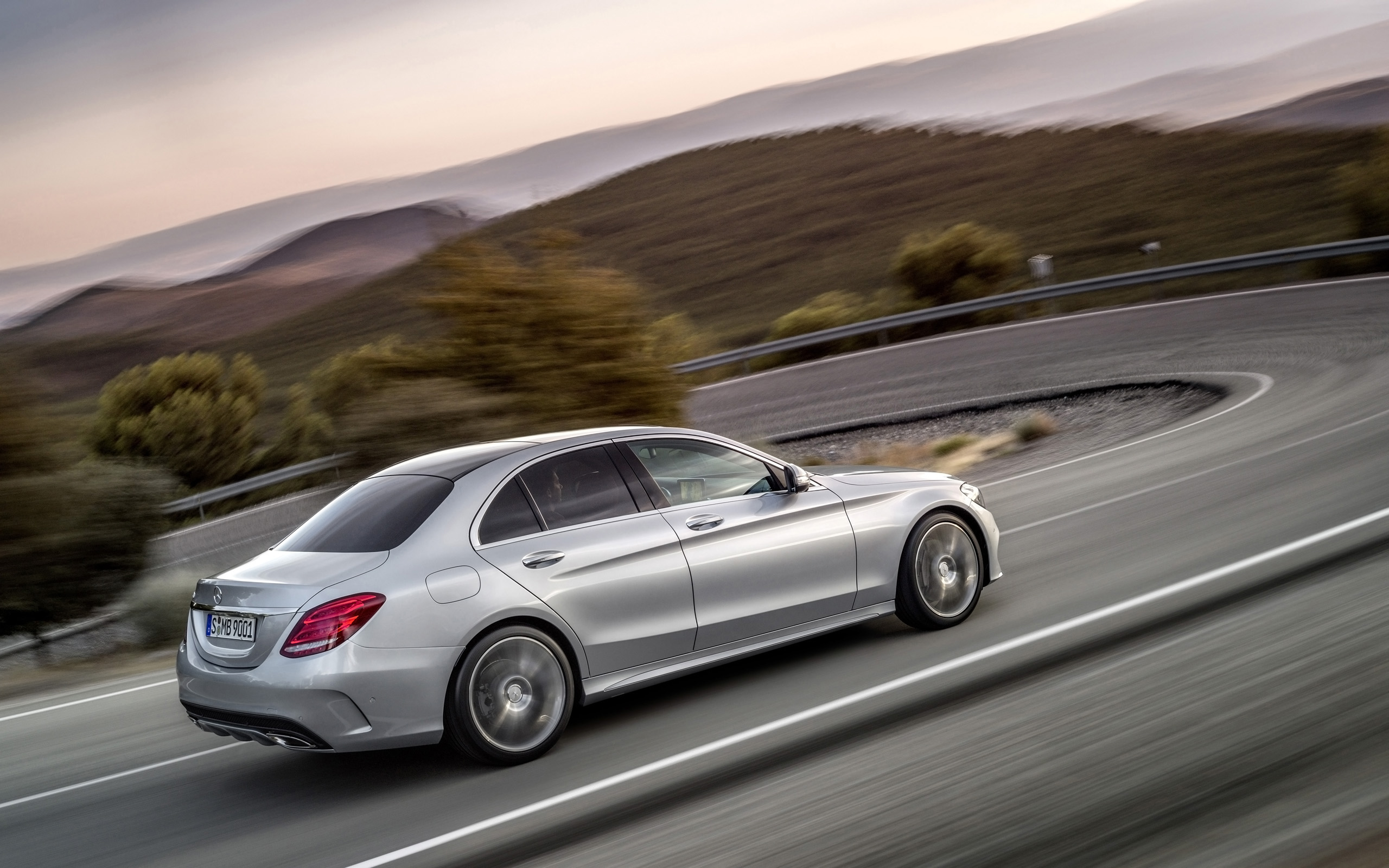 Mercedes C 2015 - HD Wallpaper 