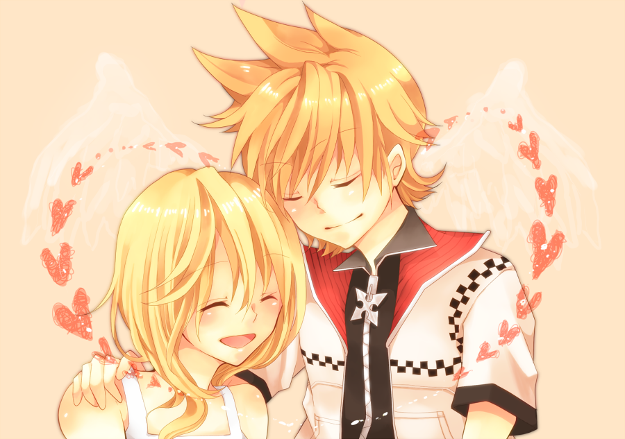 Kingdom Hearts Roxas And Namine - HD Wallpaper 