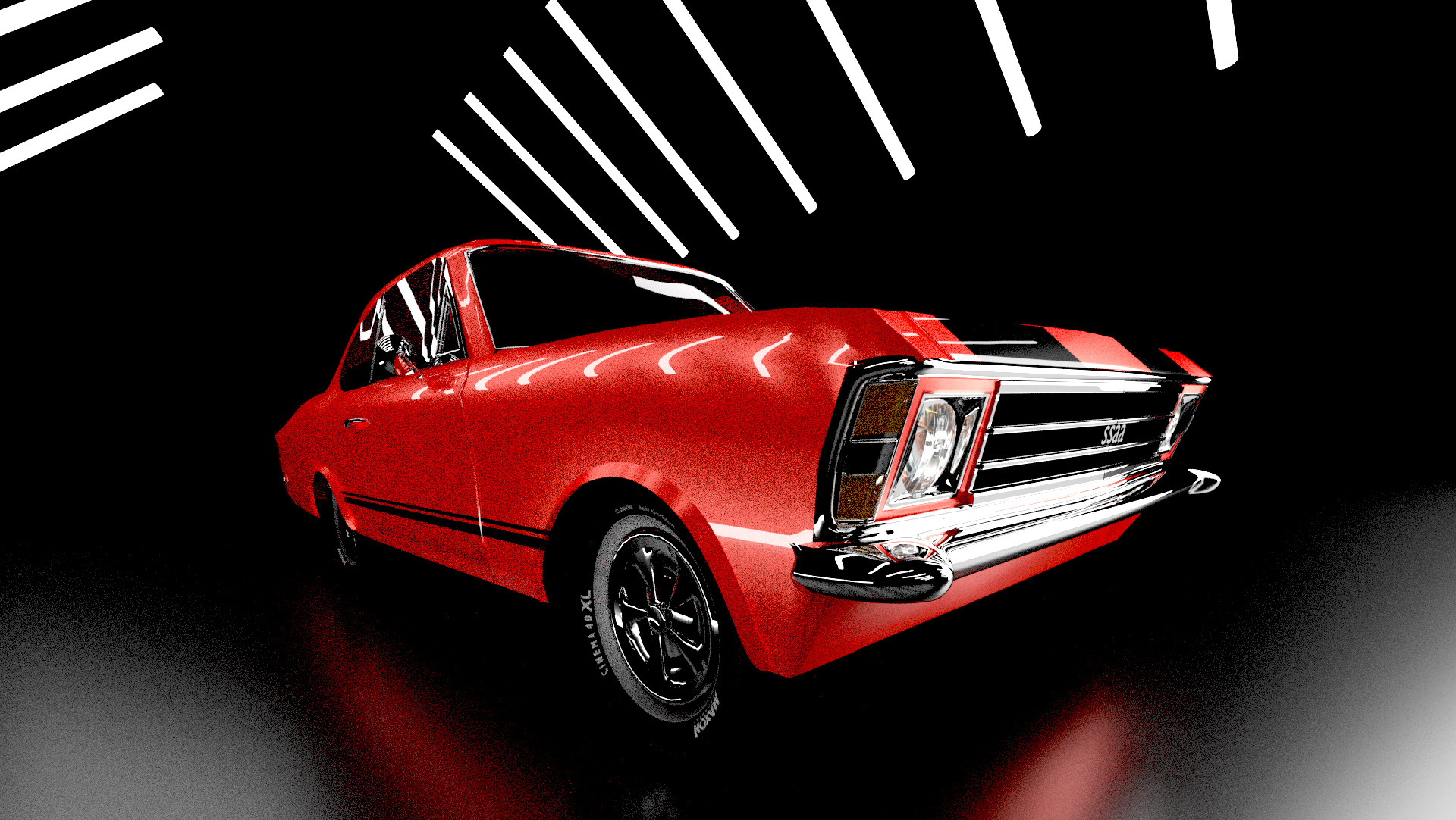 Carro Opala Em 3d - HD Wallpaper 