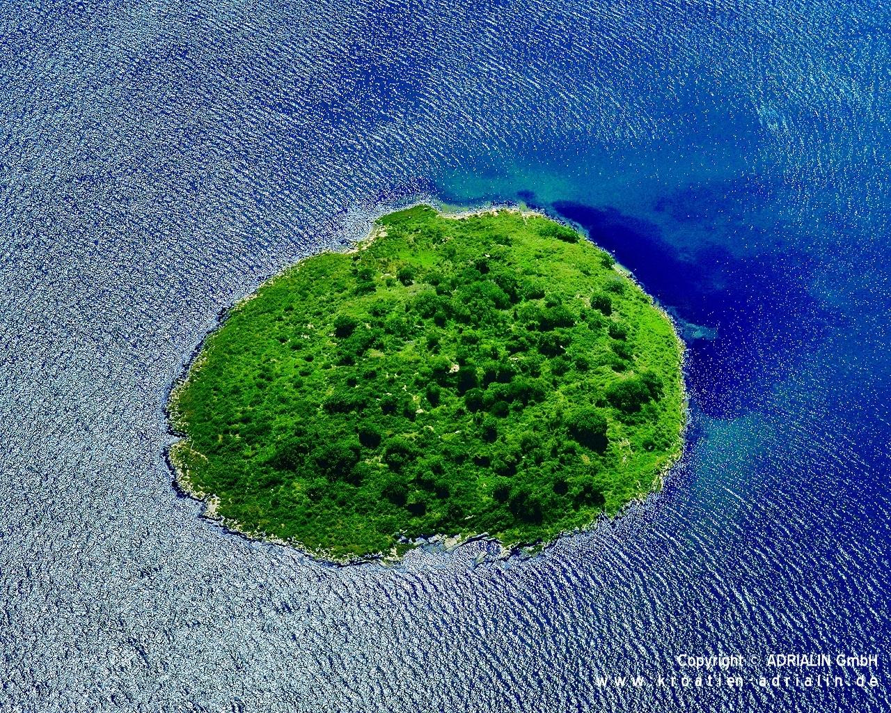 Kroatien Wallpaper - Islet - HD Wallpaper 