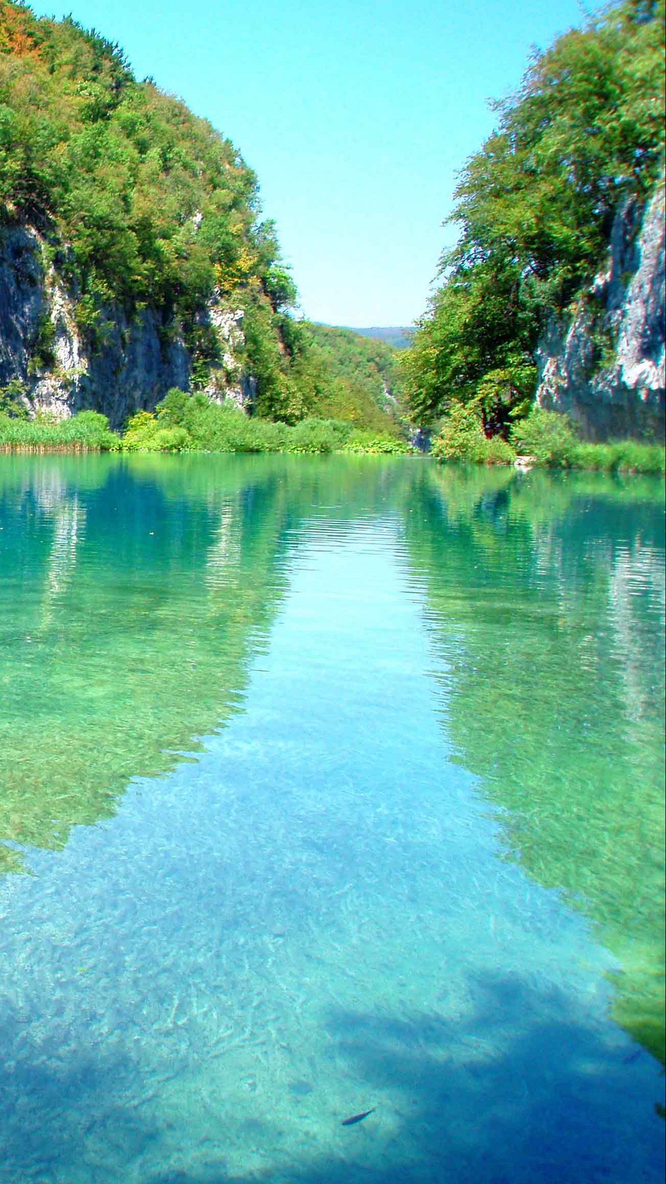 Wallpaper Plitvice Lakes, Croatia, Lake, Park, Mountain - Plitvice Lakes National Park - HD Wallpaper 