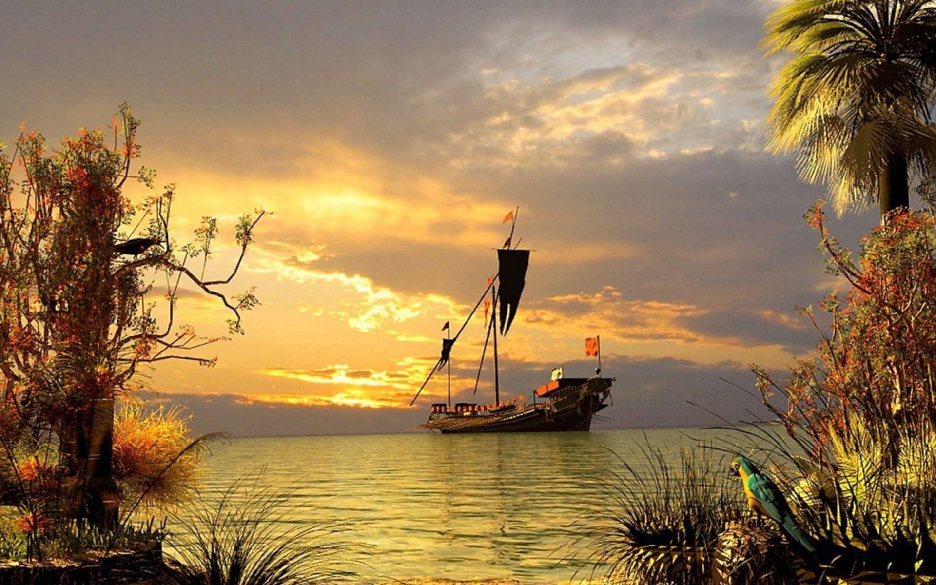 Sunset - HD Wallpaper 