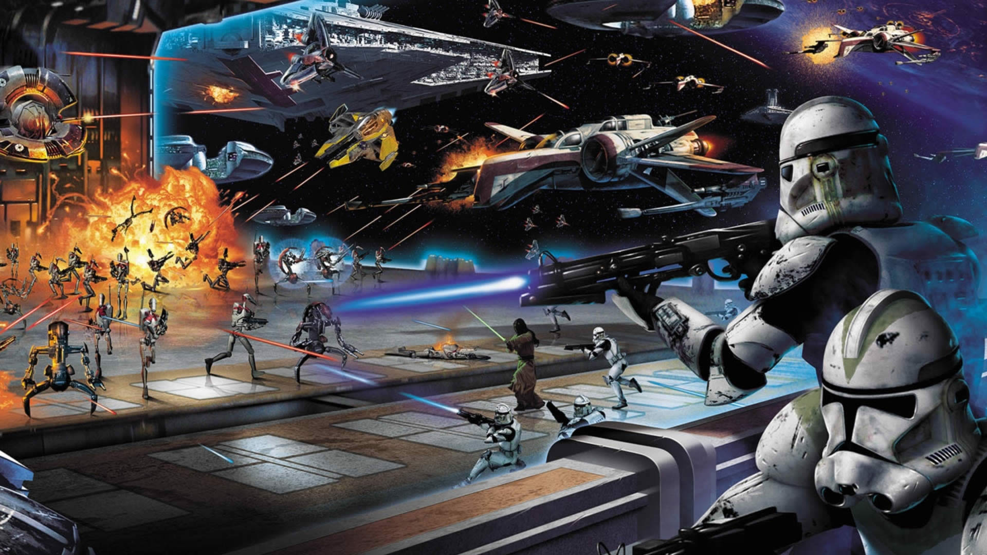 Epic Star Wars Backgrounds - HD Wallpaper 
