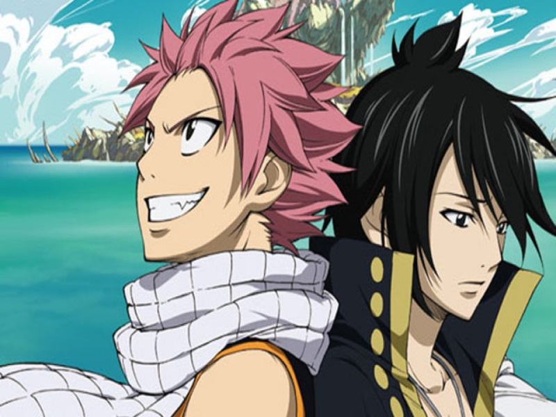 Natsu & Zeref - Zeref And Natsu - HD Wallpaper 