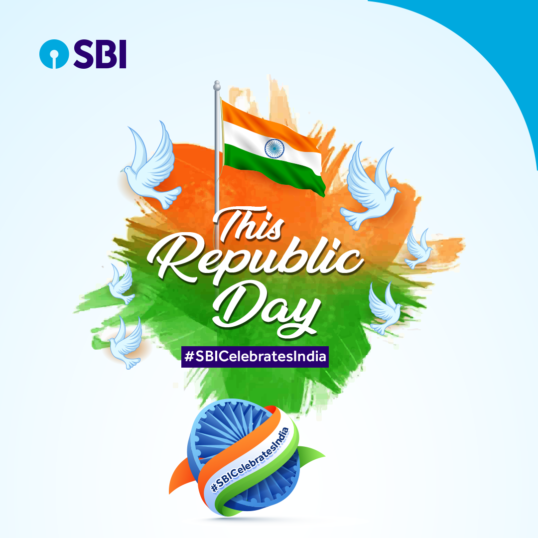Happy Republic Day State Bank Of India - HD Wallpaper 