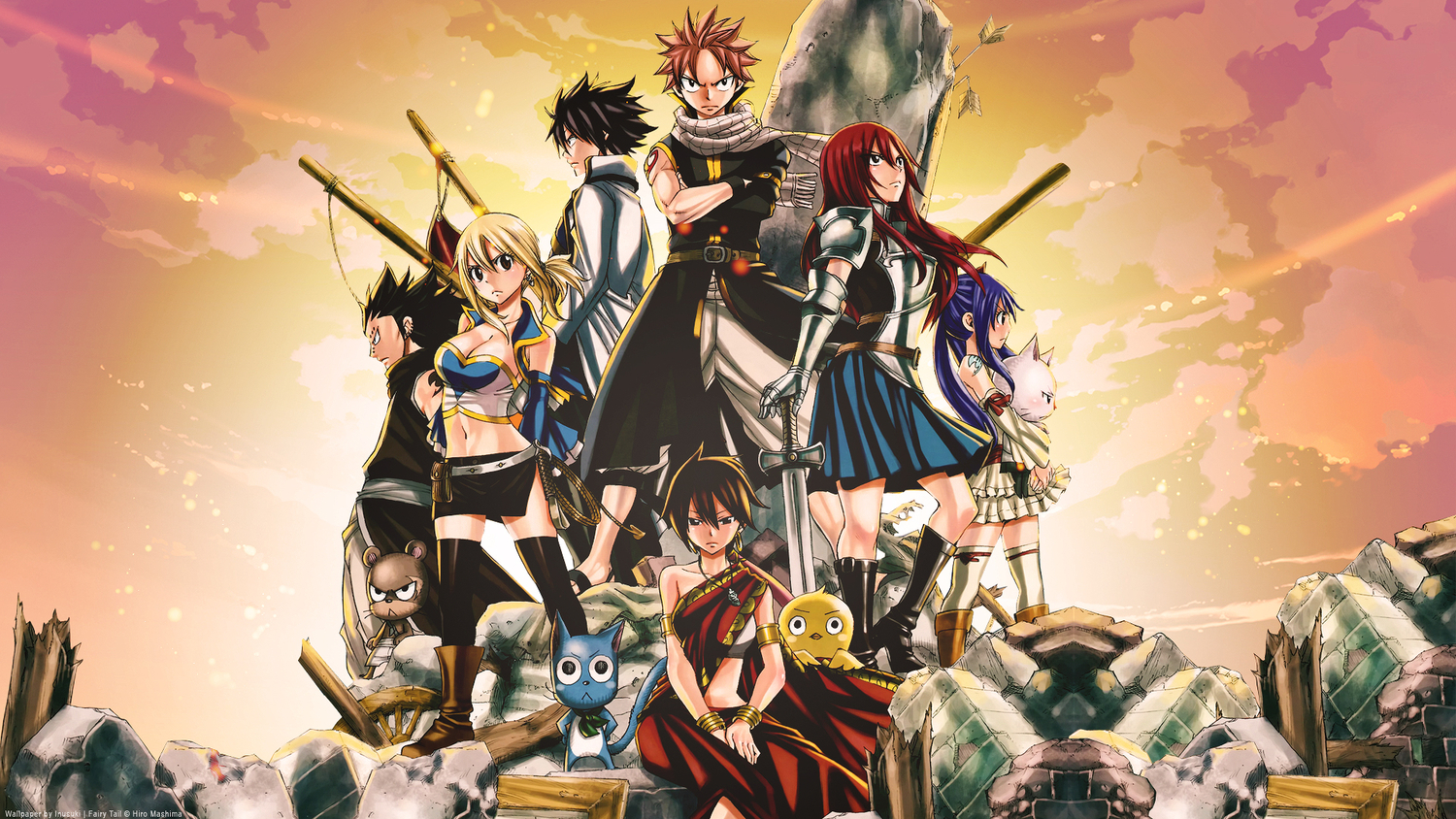 Anime Fairy Tail Hd - HD Wallpaper 