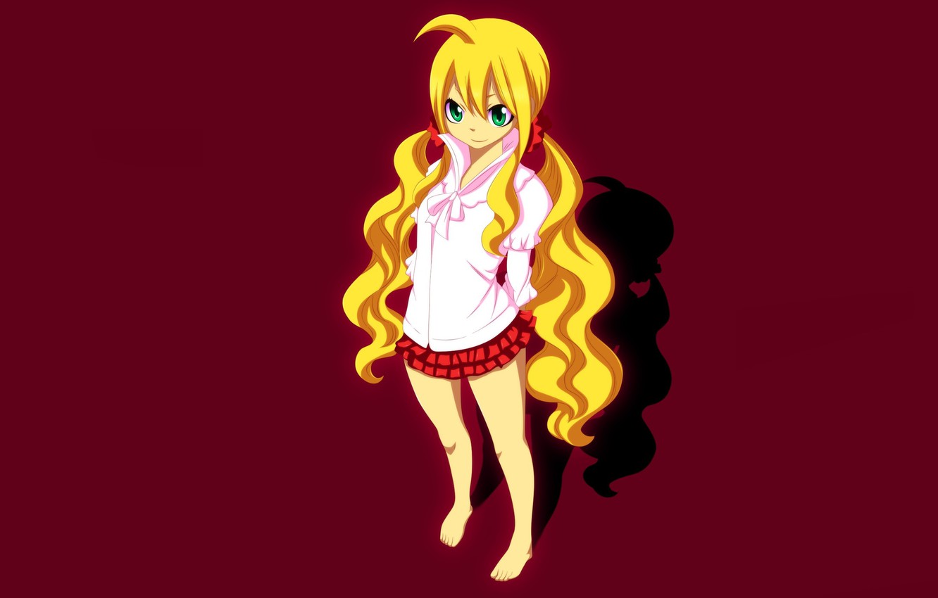 Photo Wallpaper Kawaii, Anime, Pretty, Blonde, Manga, - Cartoon - HD Wallpaper 