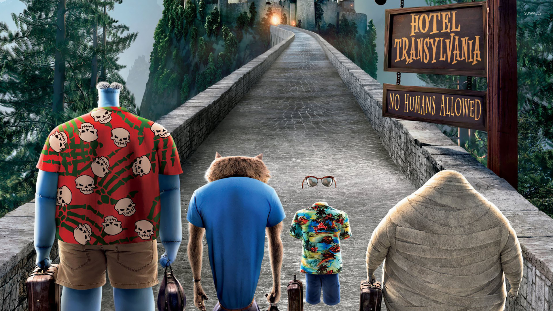 Hotel Transylvania 1 Movie Poster - HD Wallpaper 