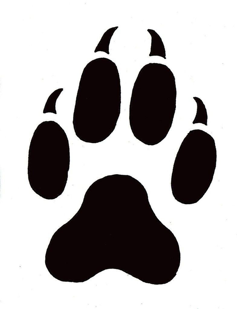 More Like Cat Paw Print By - Wolf Paw Clipart - HD Wallpaper 