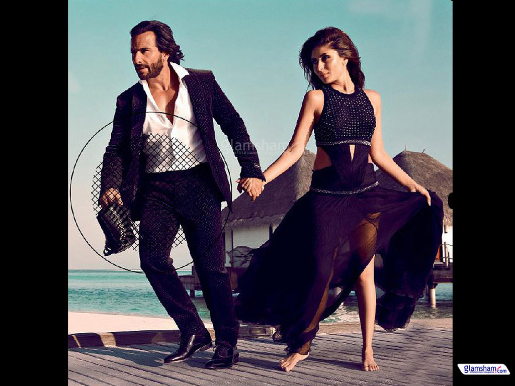 Kareena Kapoor And Saif Ali Khan Photoshoot - HD Wallpaper 