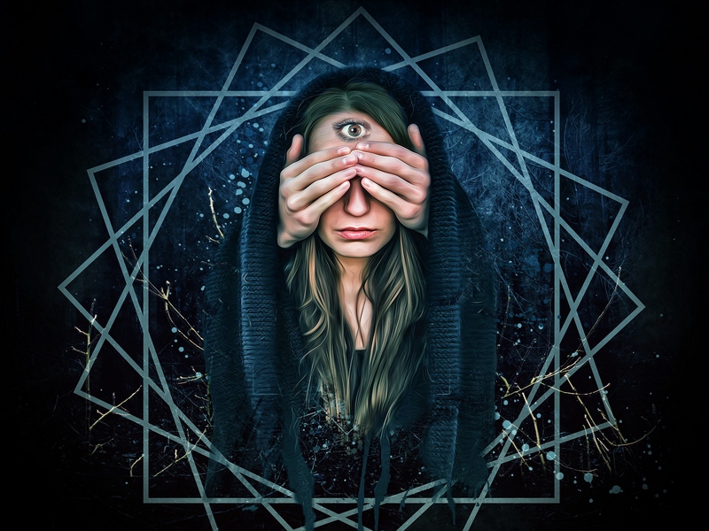 Wallpaper Third Eye, Eyes, Hands, Art - Third Eye - HD Wallpaper 