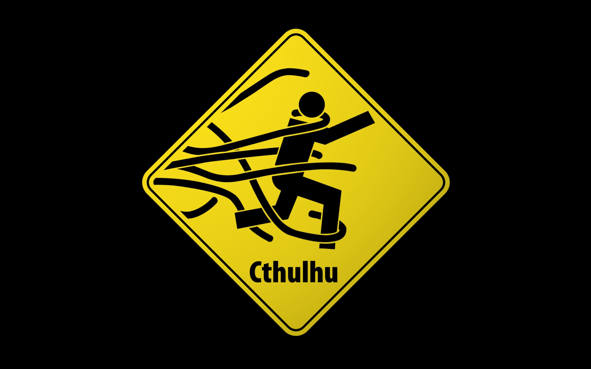 Khkik - Cthulhu Warning - HD Wallpaper 