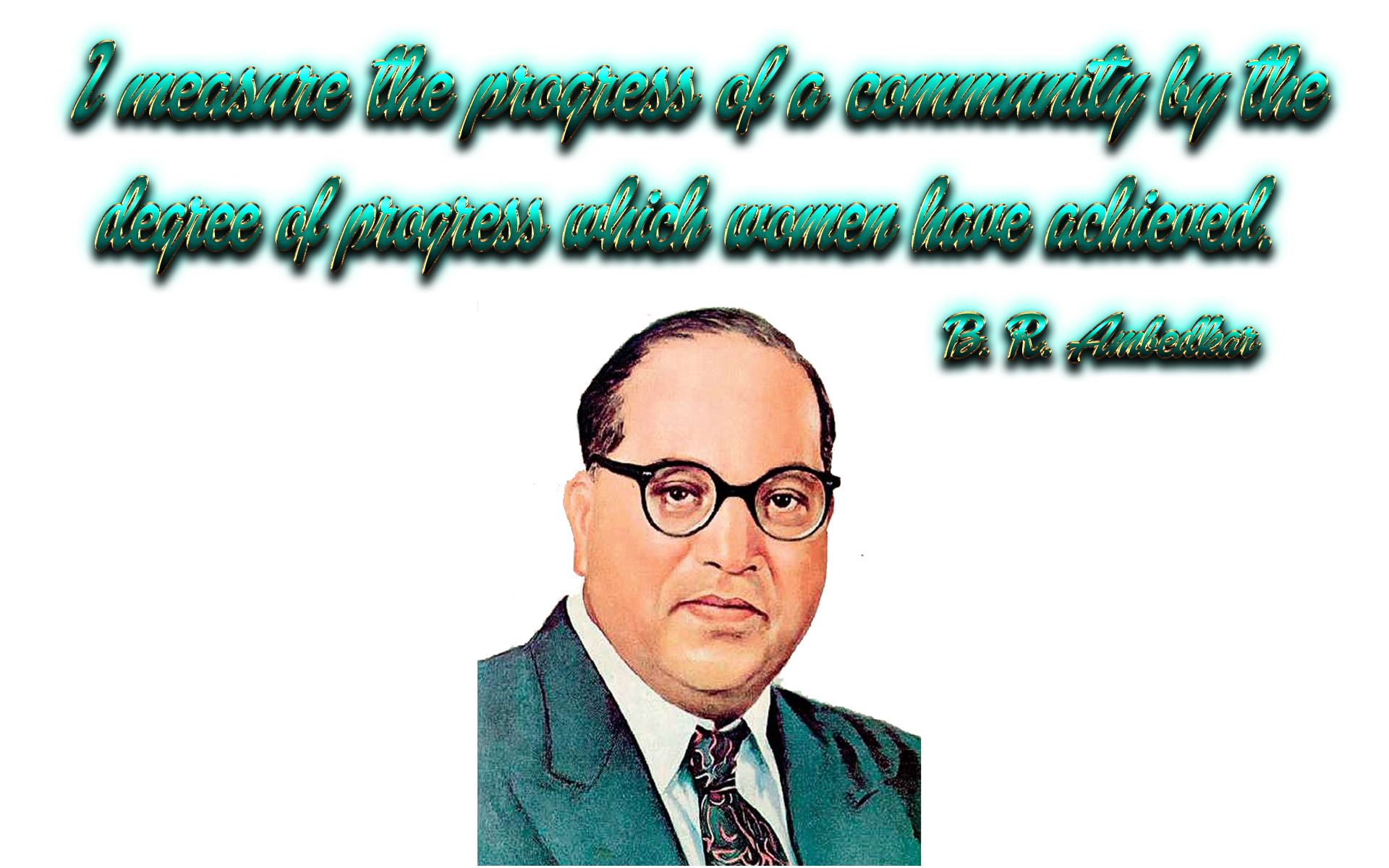 Ambedkar Quotes Png Photo - Br Ambedkar Jayanti Quotes - HD Wallpaper 