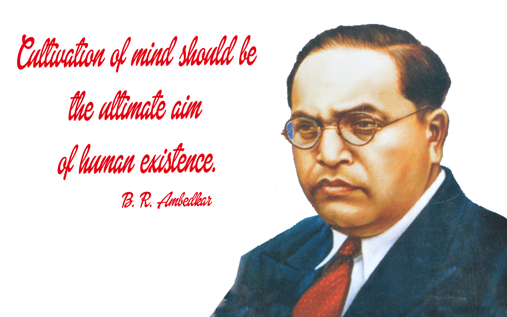 Ambedkar Quotes Png Transparent Image - Dbr Ambedkar - HD Wallpaper 