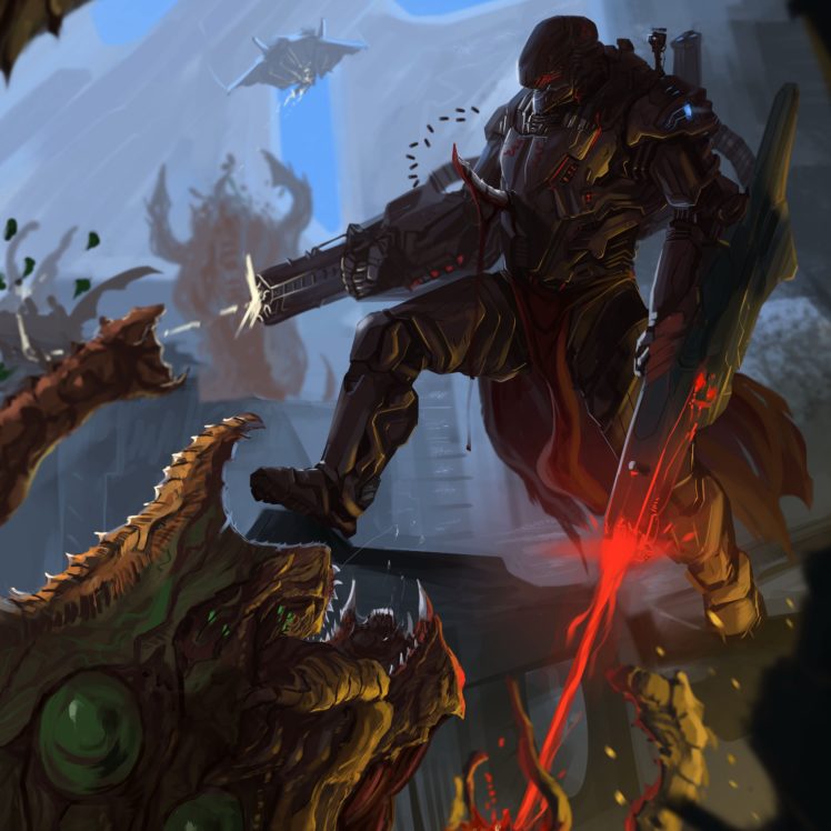 Monsters With Guns - HD Wallpaper 