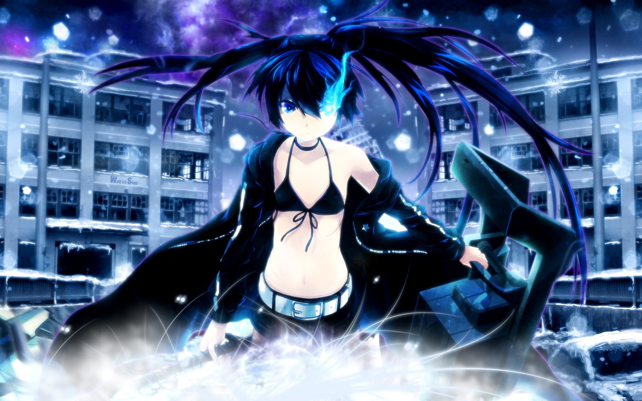 Black Rock Shooter Desktop - HD Wallpaper 