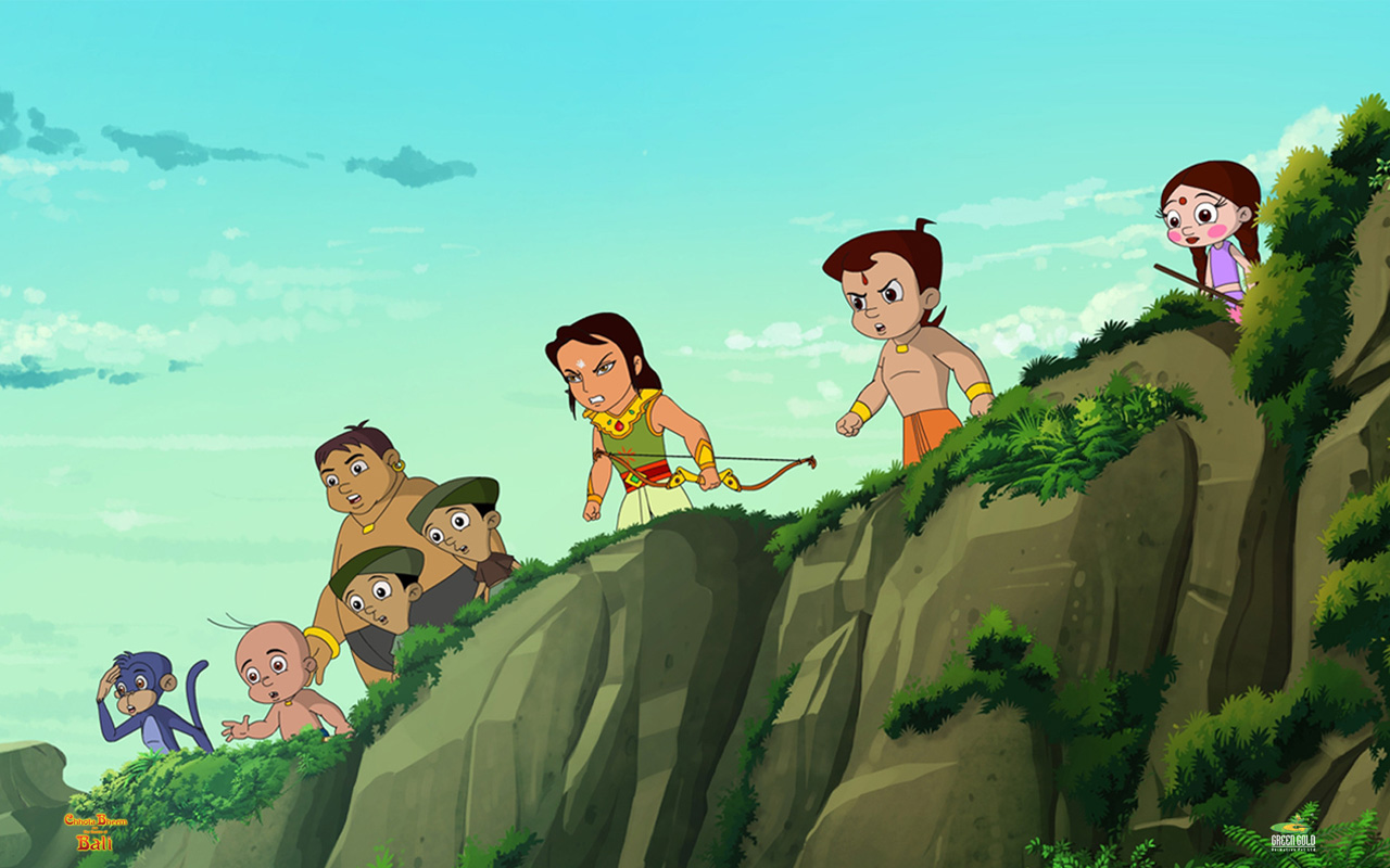 Chhota Bheem Aur Arjun - HD Wallpaper 