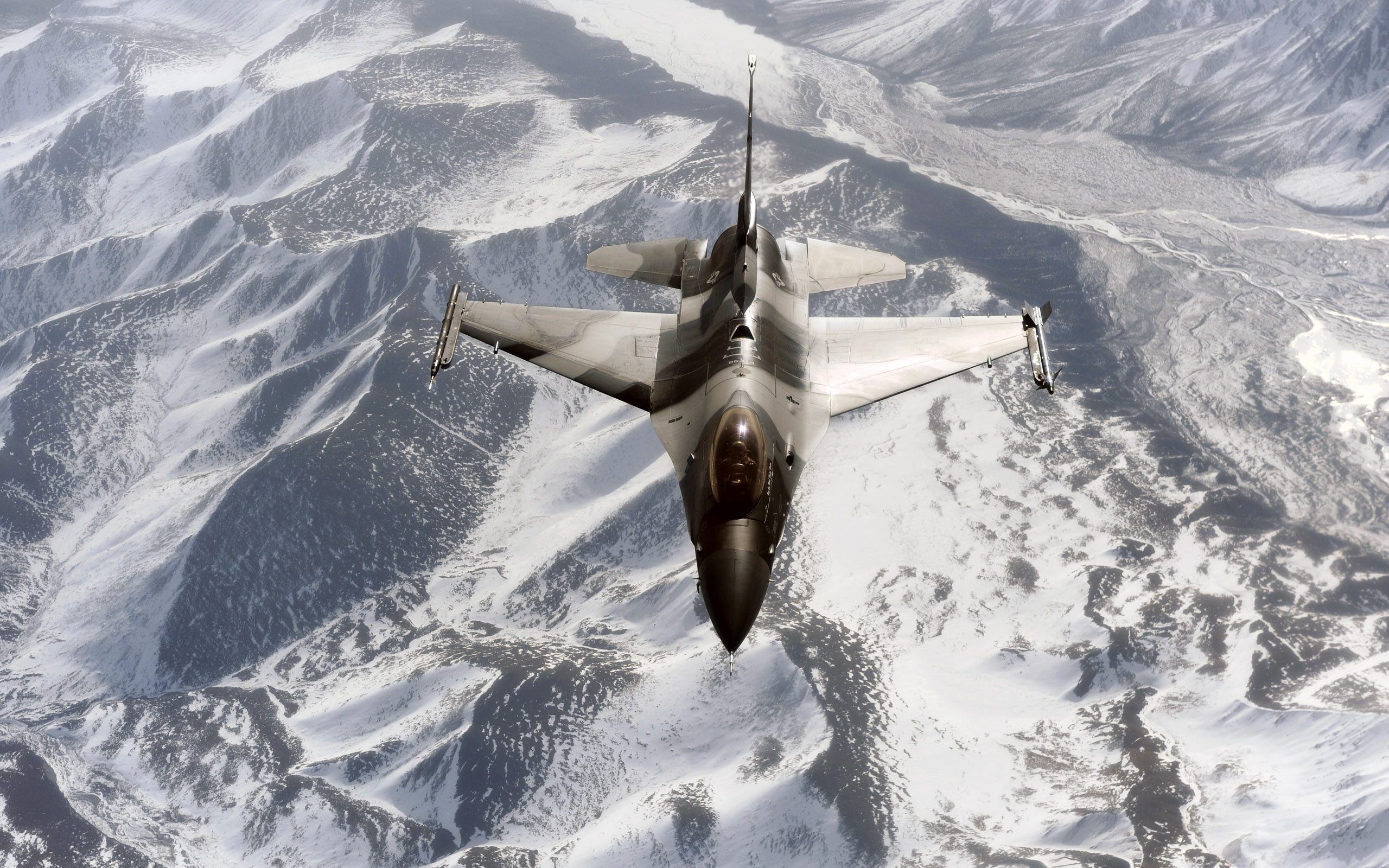F 16 Aggressor Over The Joint Pacific Alaskan Range9720415454 - F 16 Aggressor - HD Wallpaper 