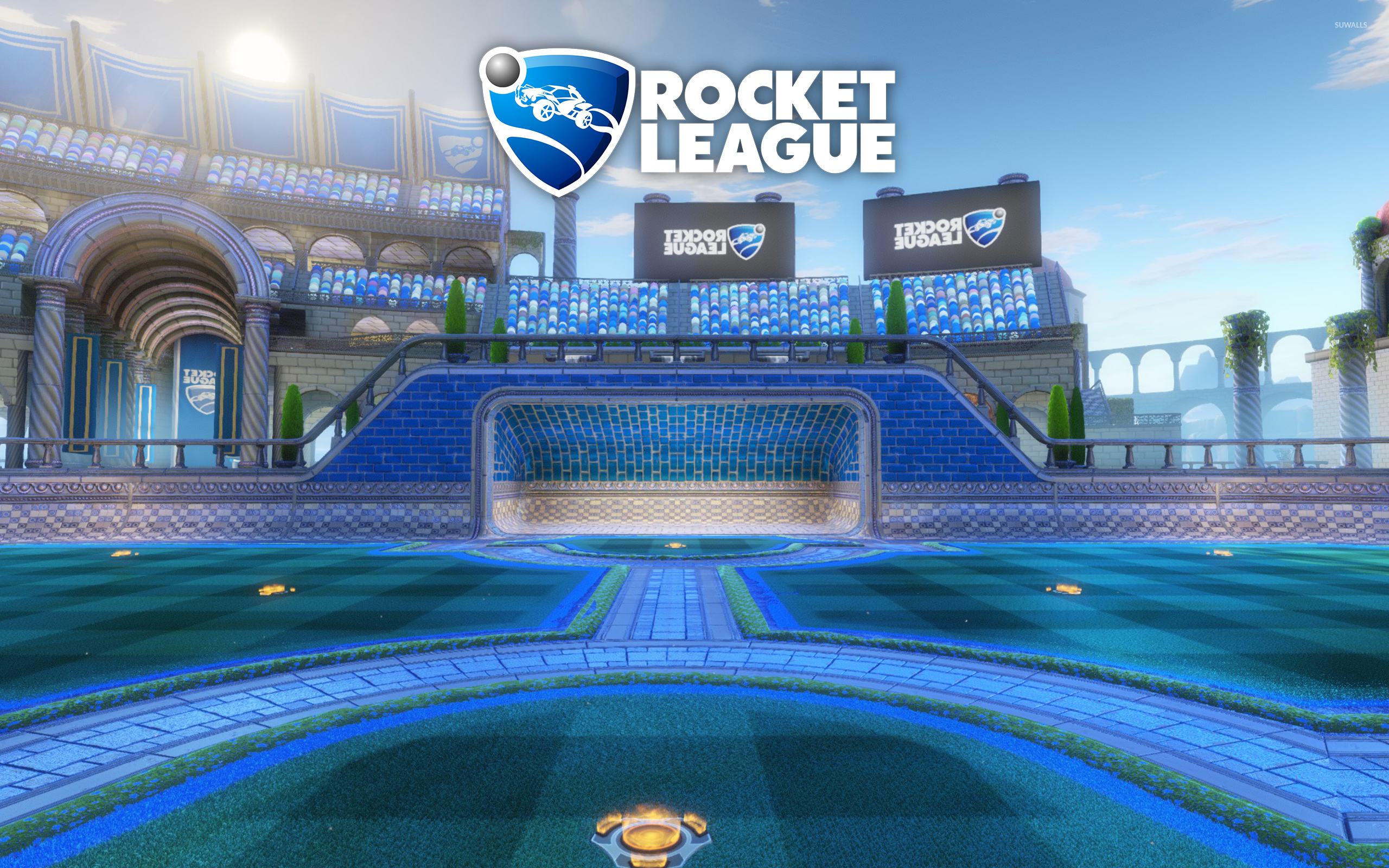 Rocket League Stadium Goal - HD Wallpaper 
