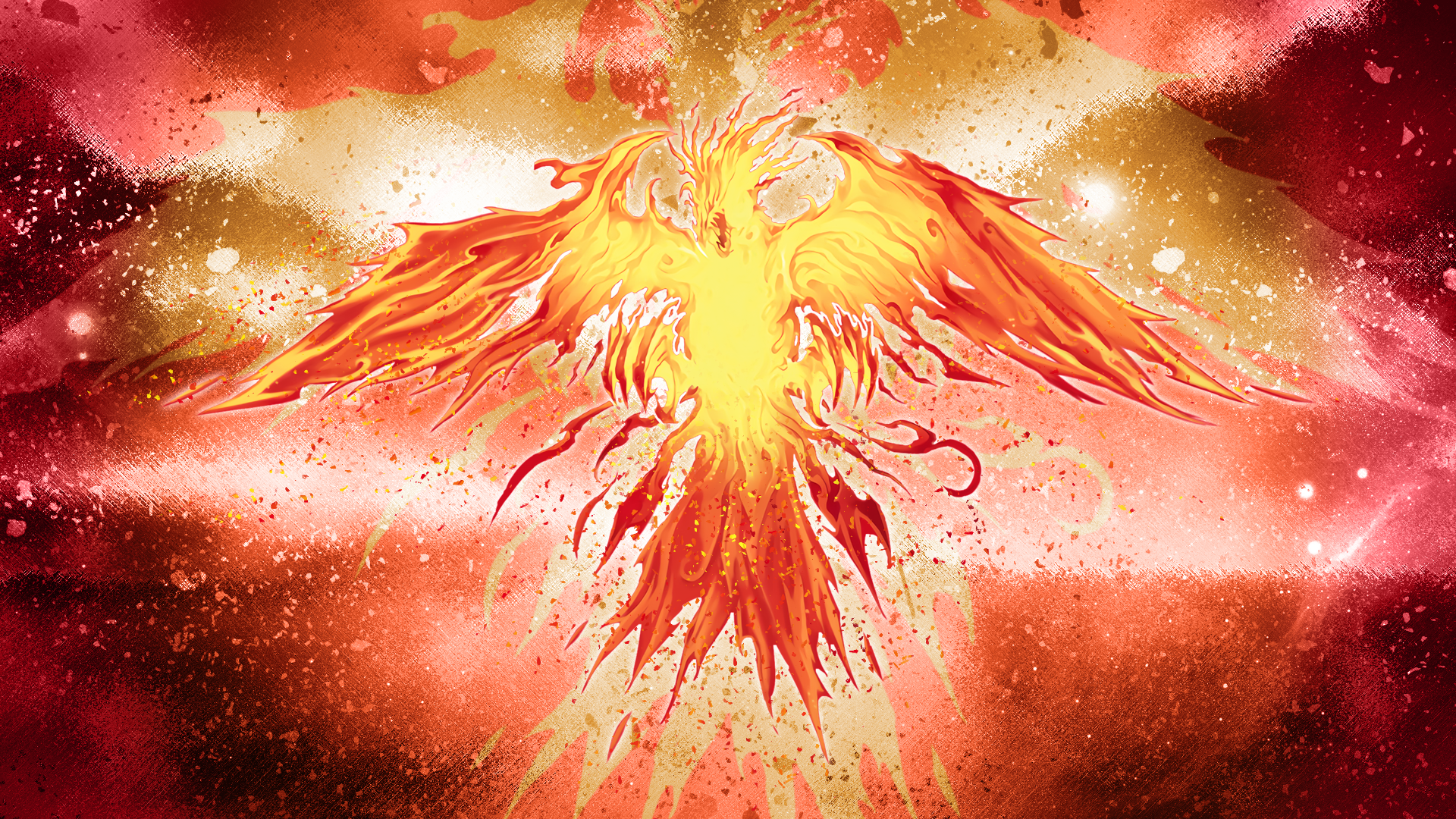 Winged Dragon Of Ra Immortal Phoenix Art - 1920x1080 Wallpaper 