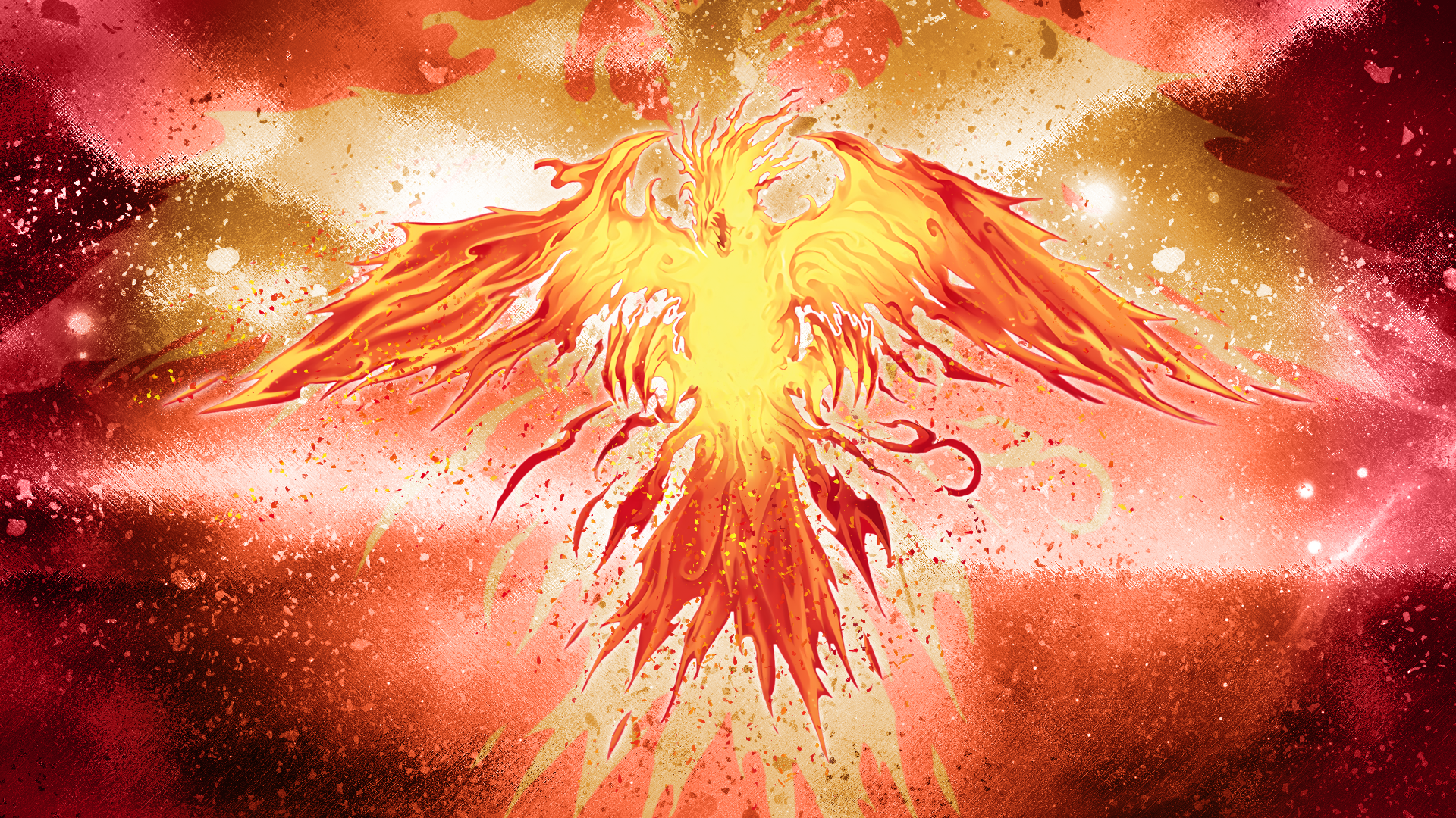 Winged Dragon Of Ra Immortal Phoenix Art - HD Wallpaper 