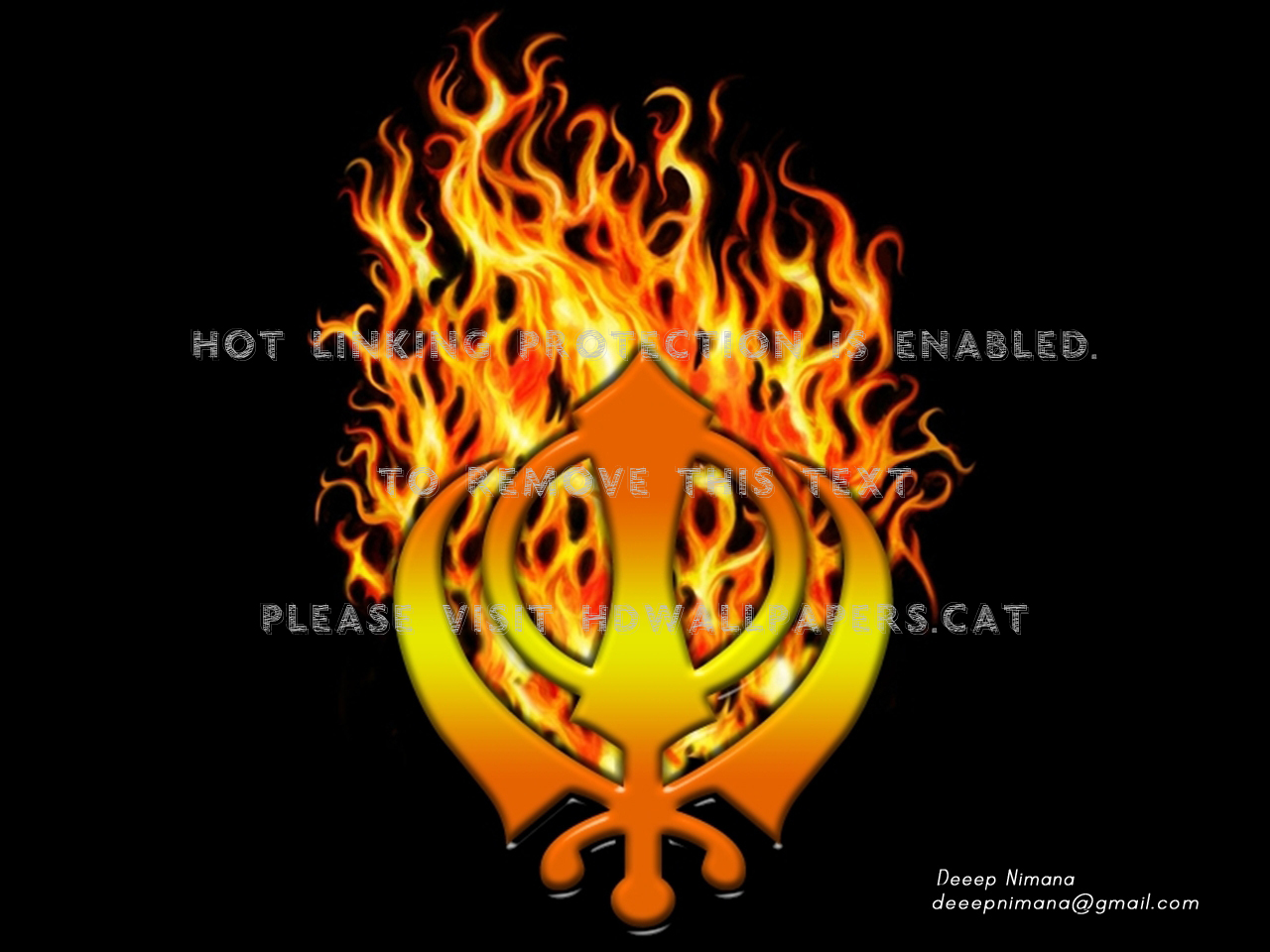 Khanda Ek Onkar Guru Nanak Dev Ji Computer - Best Wallpapers For Boys - HD Wallpaper 