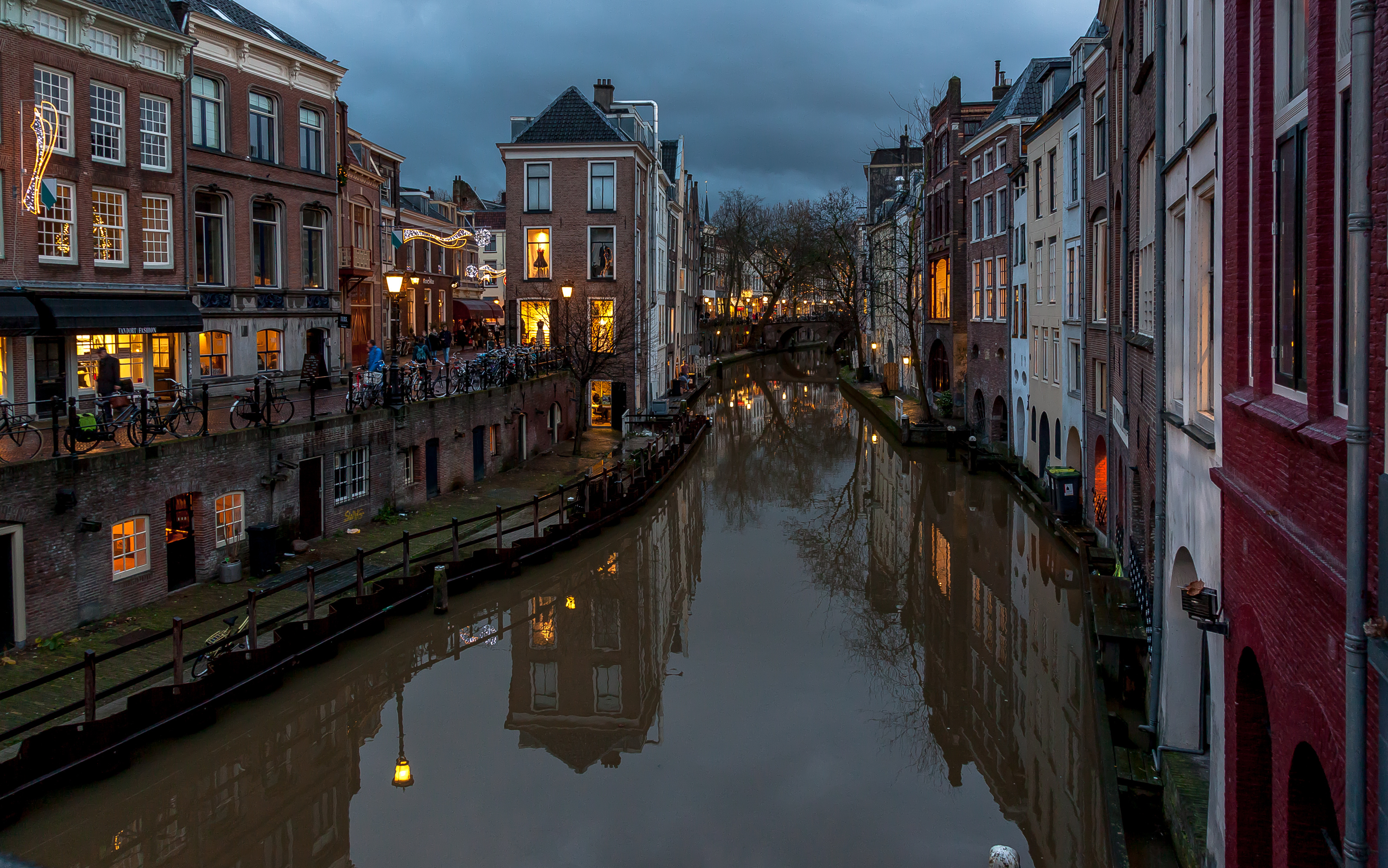 Oudegracht - HD Wallpaper 