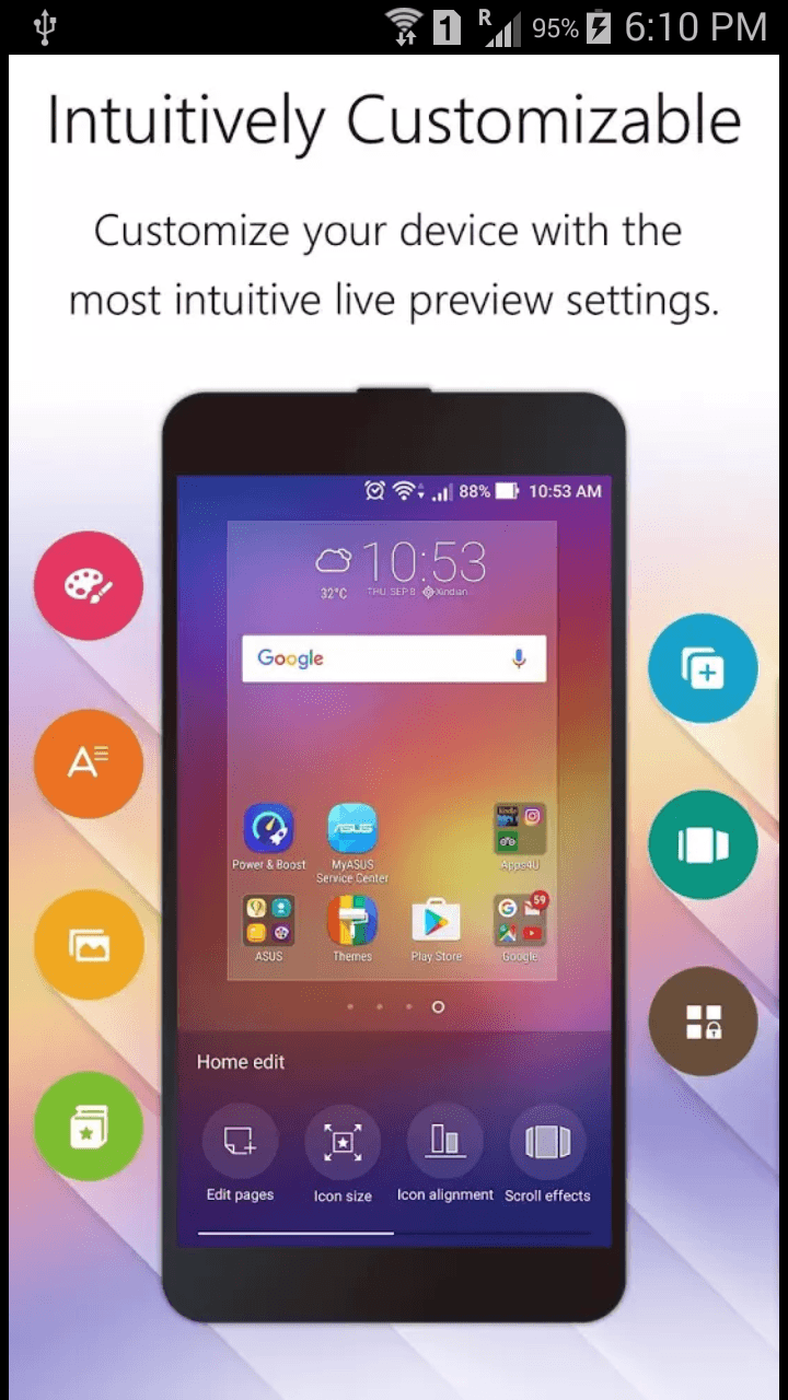 Zenui Launcher Pie - HD Wallpaper 