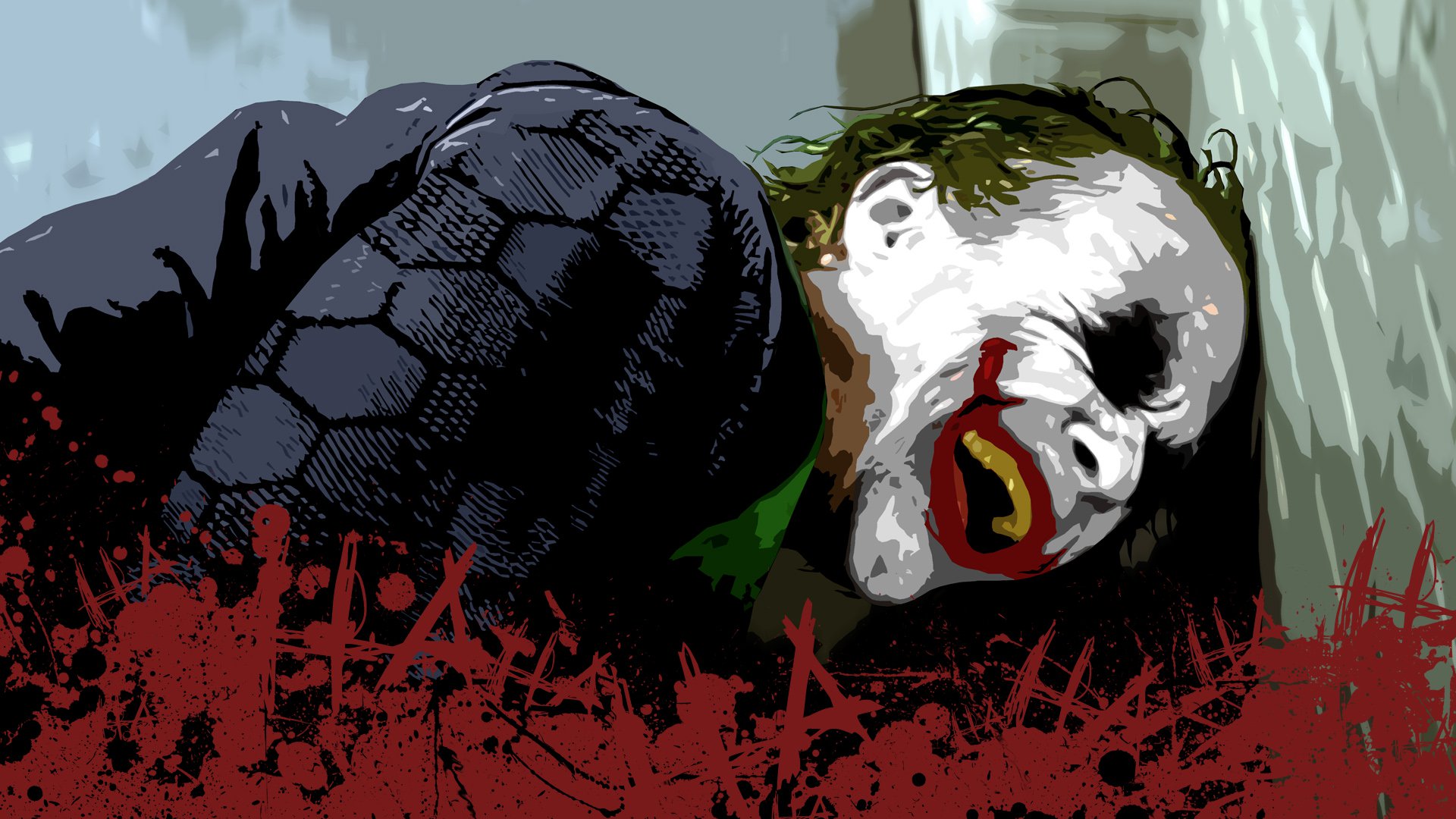 Joker-guason Wallpapers/frases/gifs - Taringa - Dark Knight Joker Laughing - HD Wallpaper 