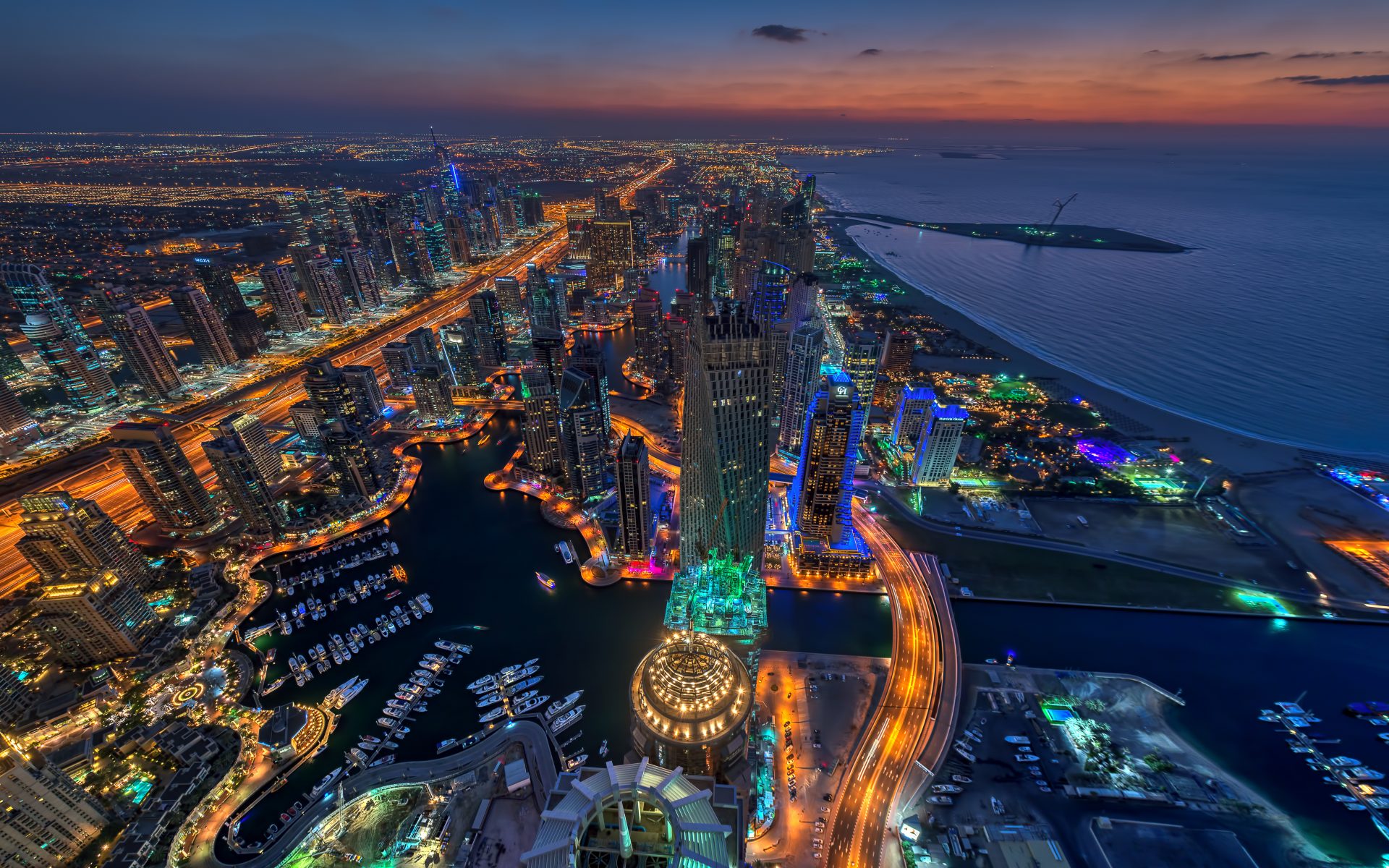 Dubai Marina Air - HD Wallpaper 