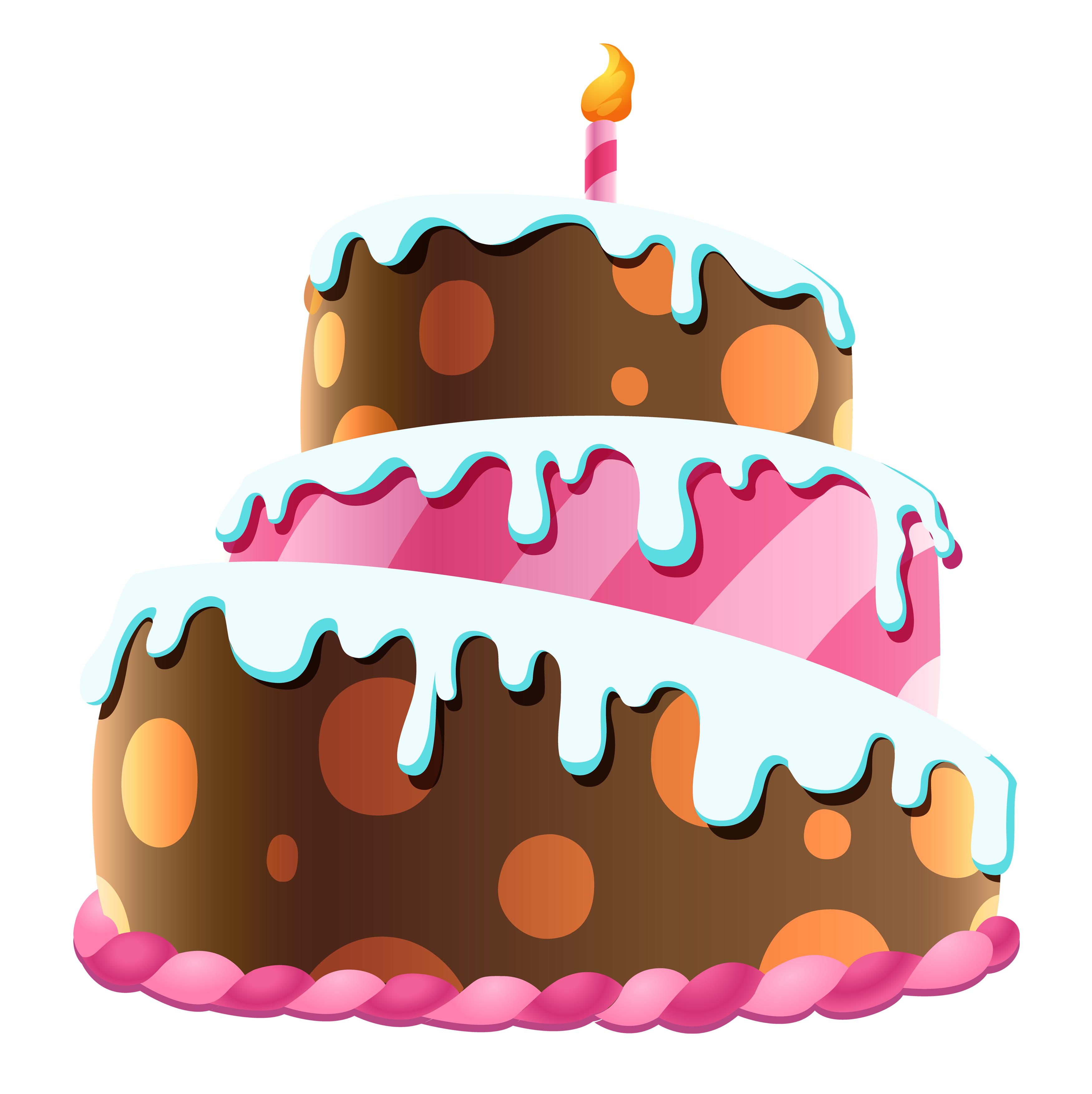 Transparent Background Cake Png - 3500x3507 Wallpaper 