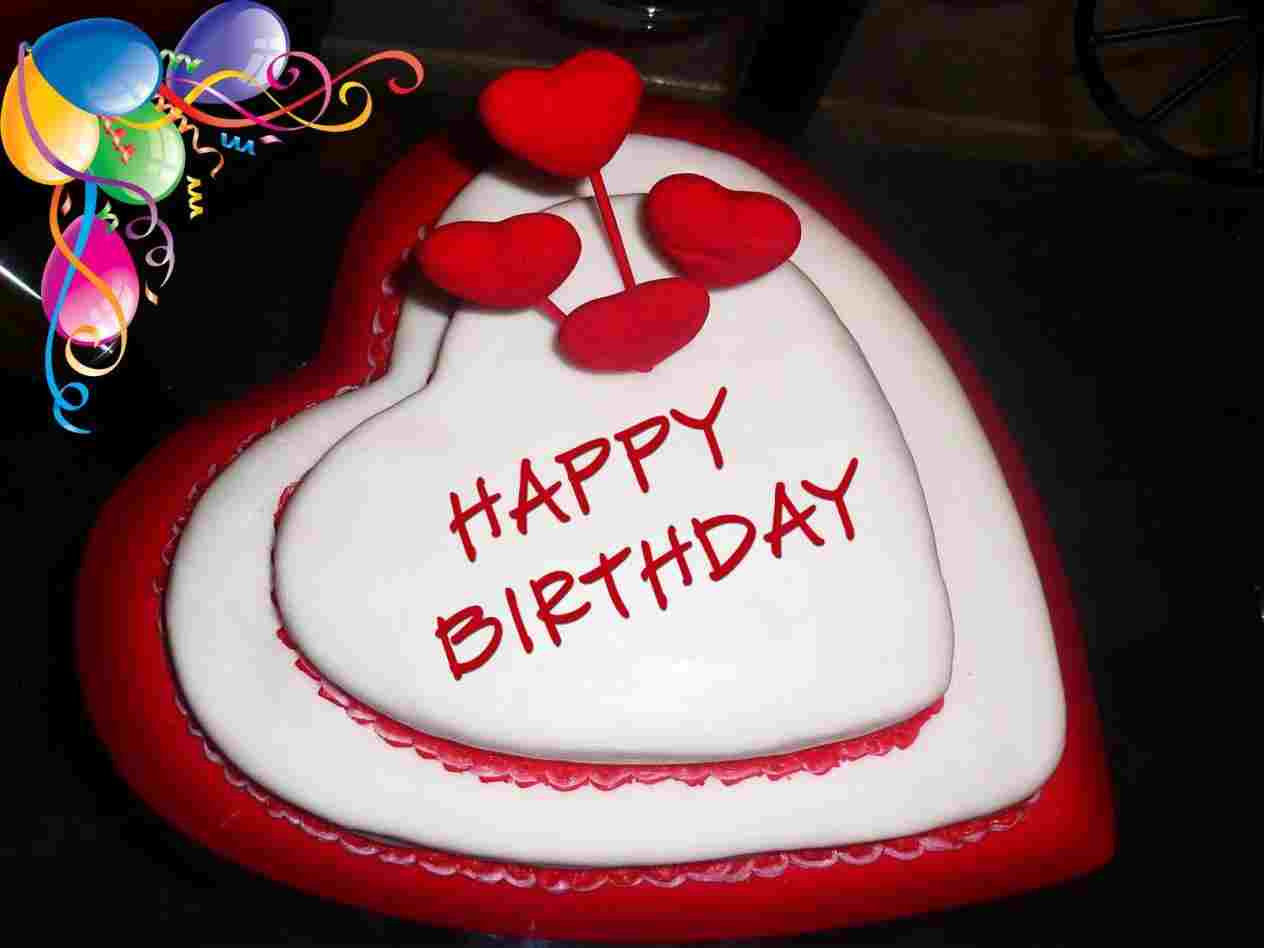 Kake Wallpaper - Love Cake Happy Birthday - HD Wallpaper 