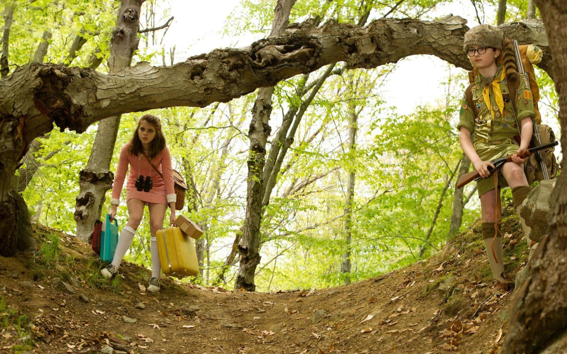 Free Download Moonrise Kingdom Background Id - Moonrise Kingdom Wood Scene - HD Wallpaper 